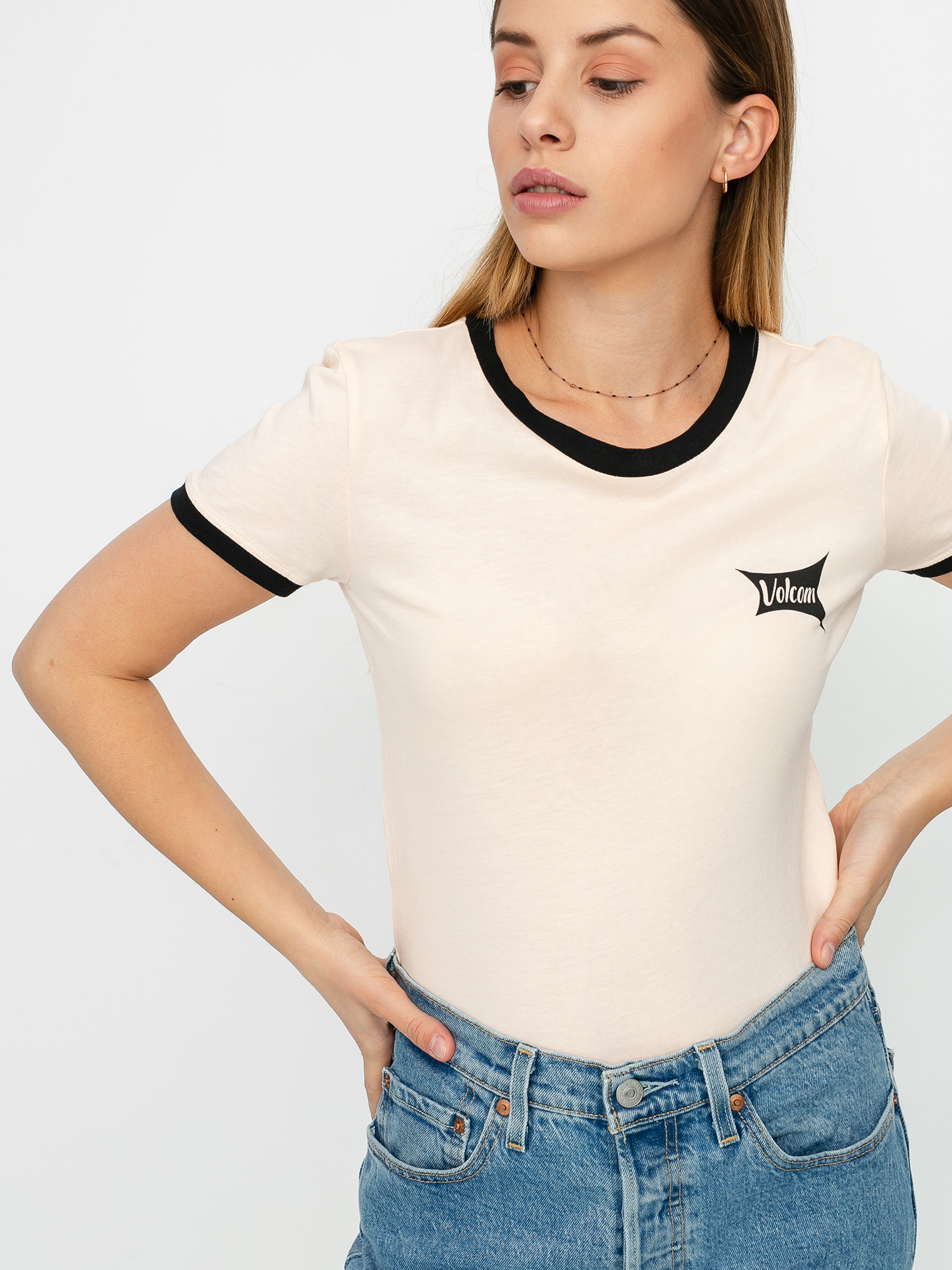 Volcom Go Faster Ringer T-Shirt Volcom Go Faster Ringer T-Shirt