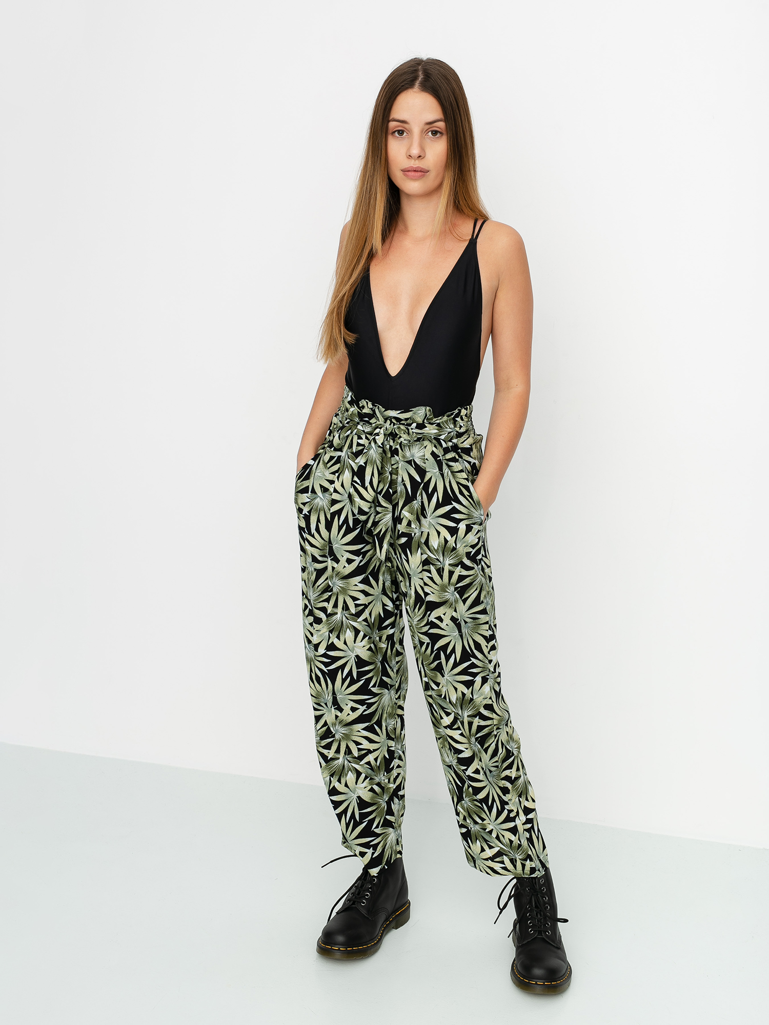Volcom Coco Belted Pants Wmn (multi)