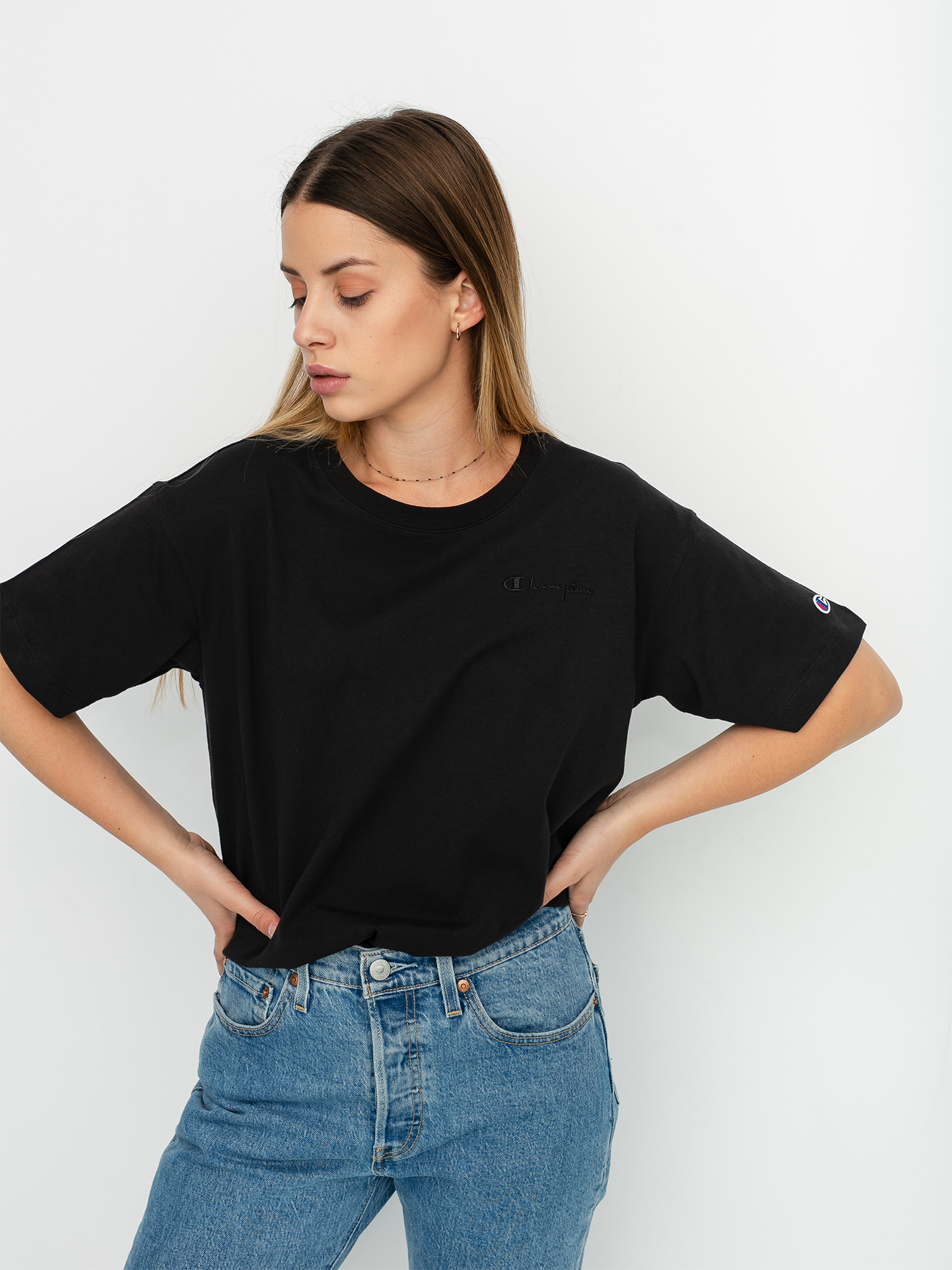 Champion Premium Crewneck 112732 T-shirt Wmn (nbk)