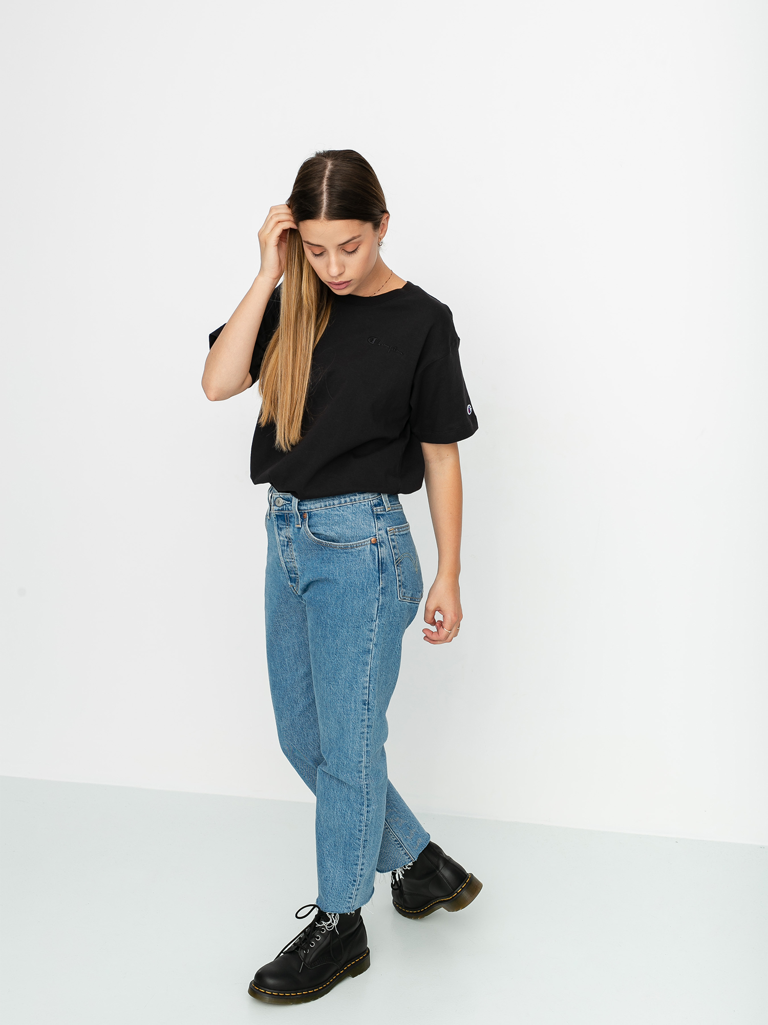 Champion Premium Crewneck 112732 T-shirt Wmn (nbk)