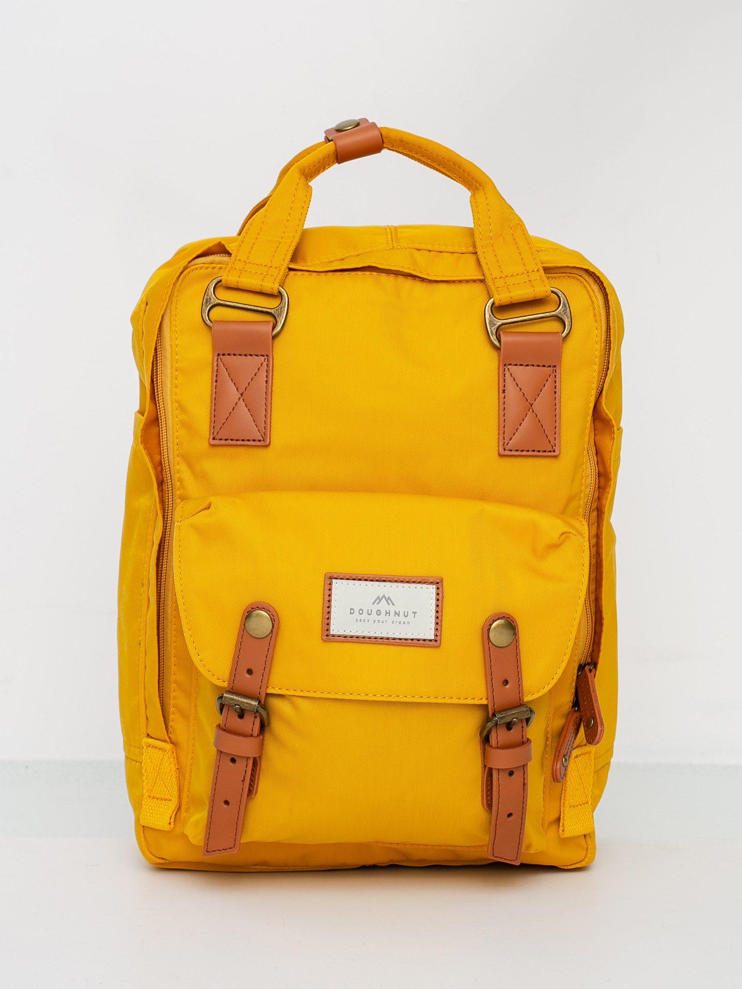 Doughnut Macaroon Backpack in Mustard Backpacks – Doughnut Backpack main image 2