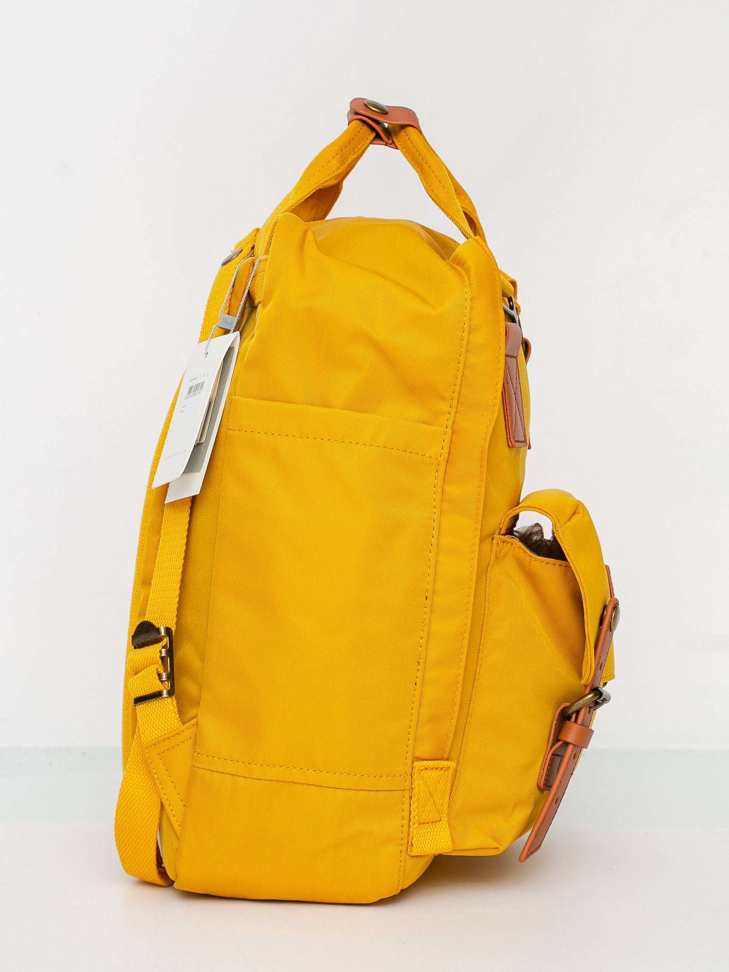 Doughnut Macaroon Backpack (mustard)