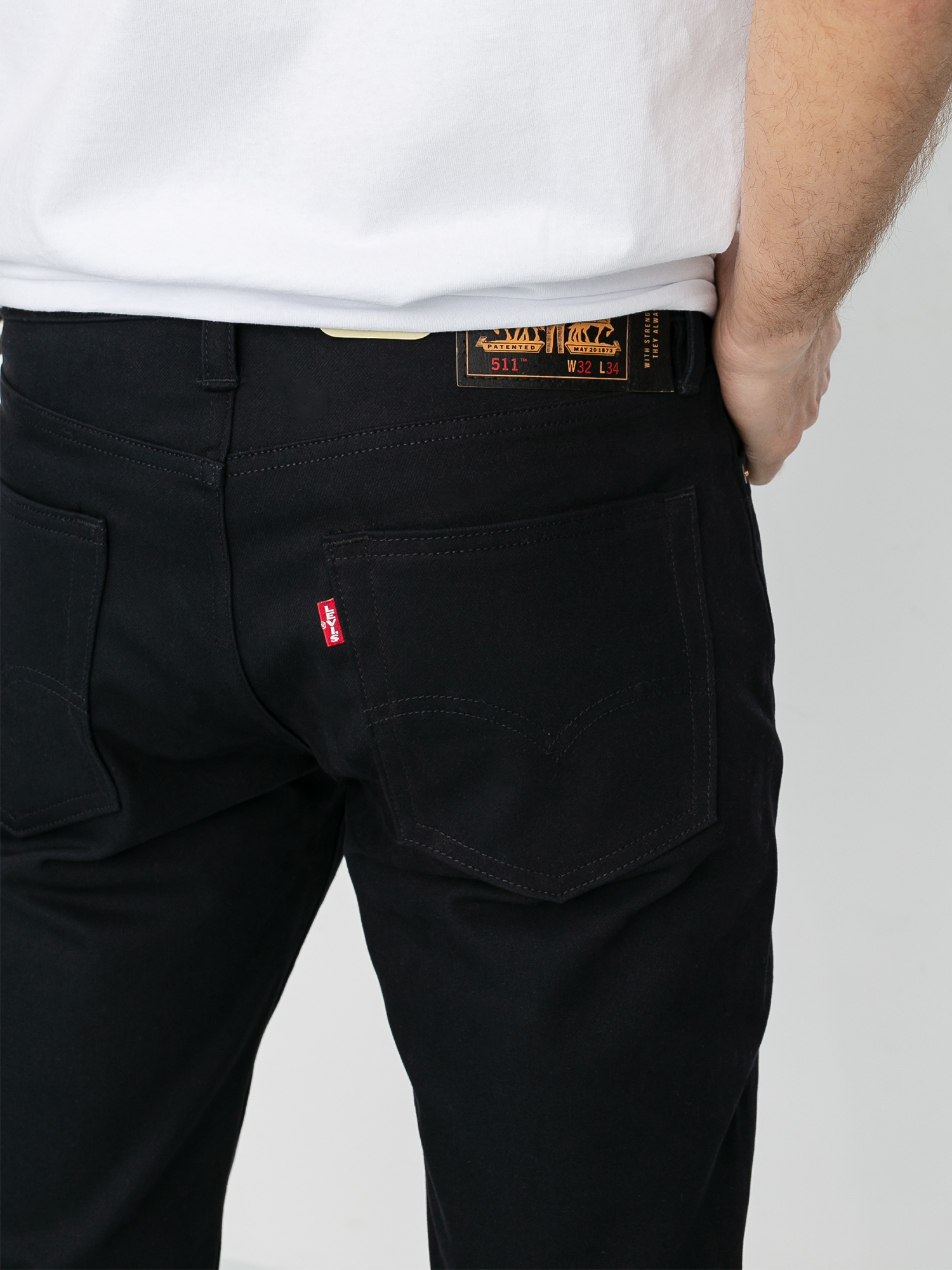 Levi's® 511 Slim 5 Pocket Hose (caviar bull) 