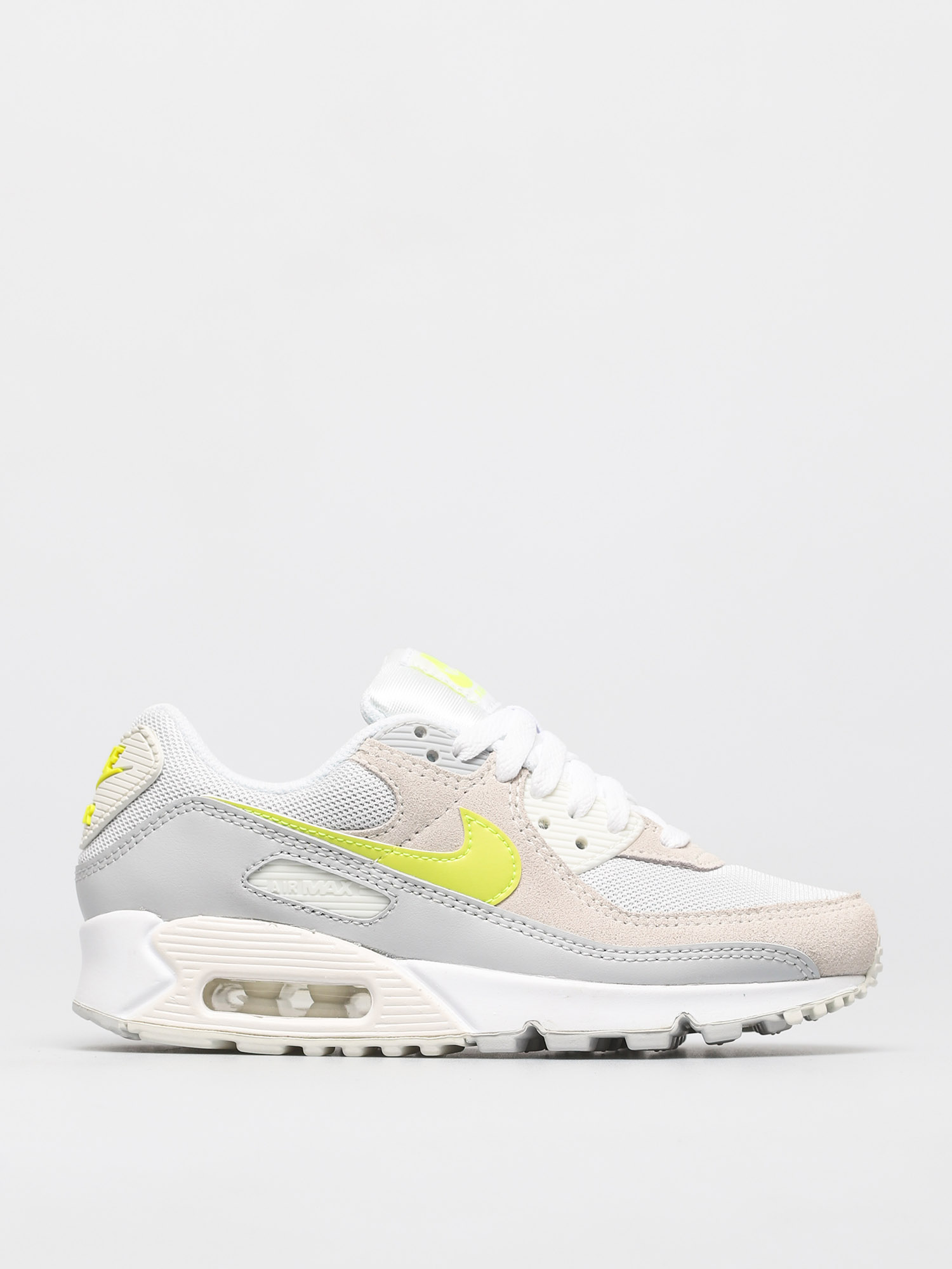 Nike Air Max 90 Shoes Wmn (white/lemon venom pure platinum sail)