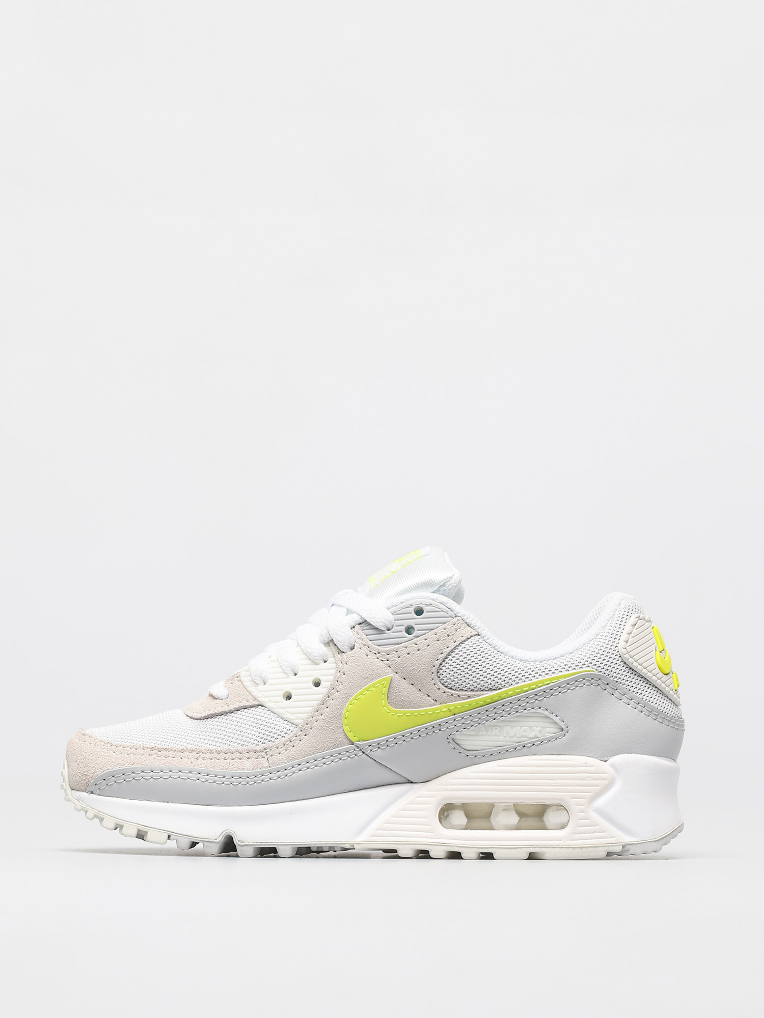 Nike Air Max 90 Shoes Wmn (white/lemon venom pure platinum sail)