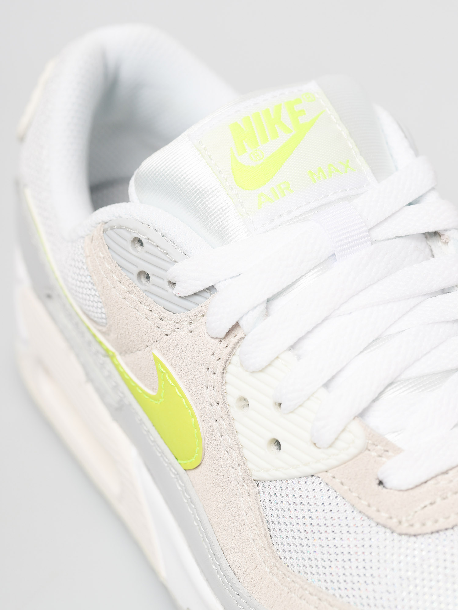Nike Air Max 90 Shoes Wmn (white/lemon venom pure platinum sail)