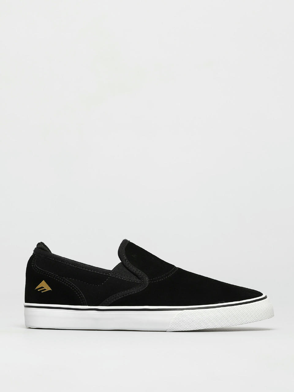 Emerica Wino G6 Slip On Youth Shoes (black/white/gold)