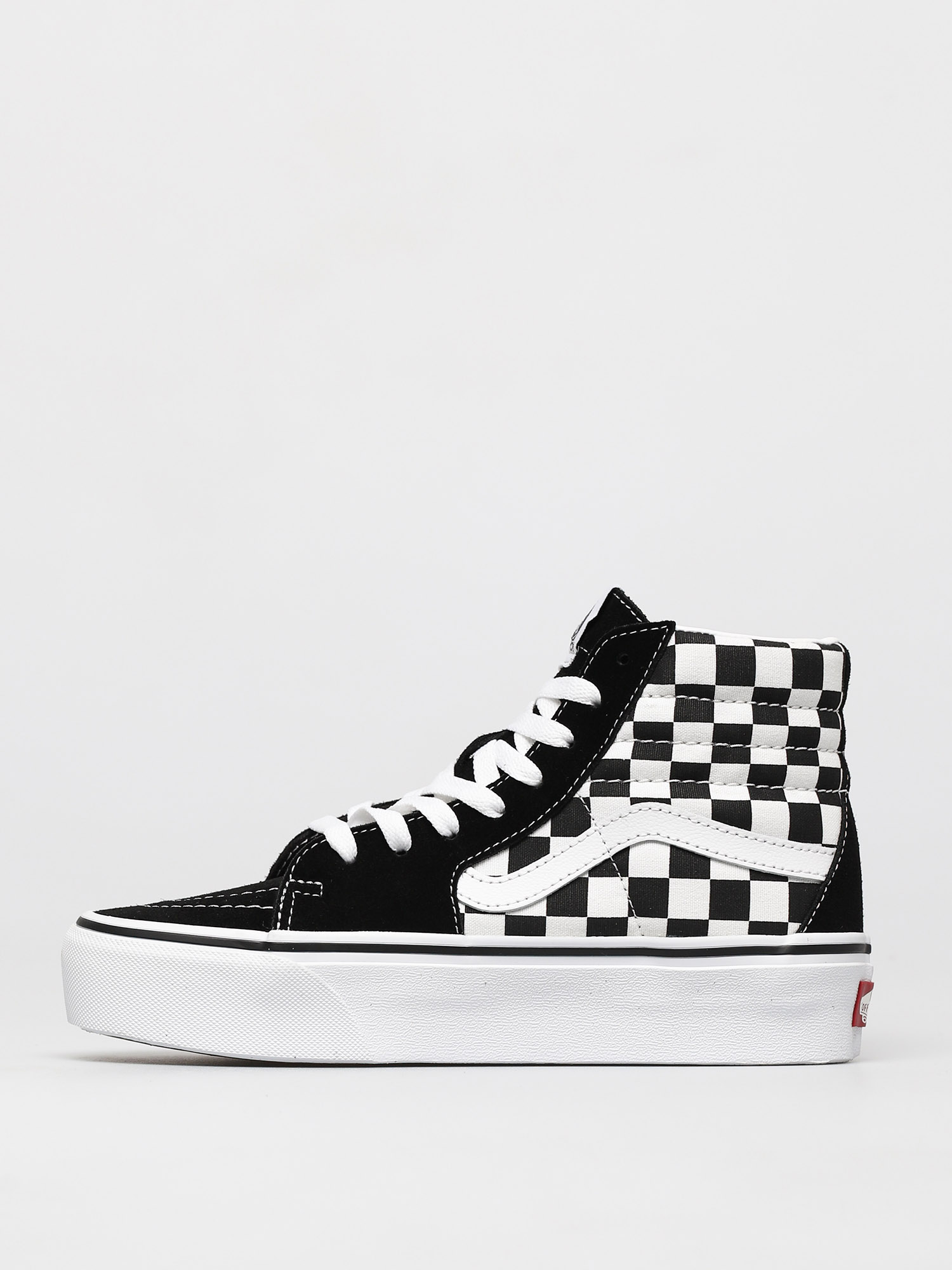 Vans Sk8 Hi Platform 2 Schuhe (checkerboard/true white)