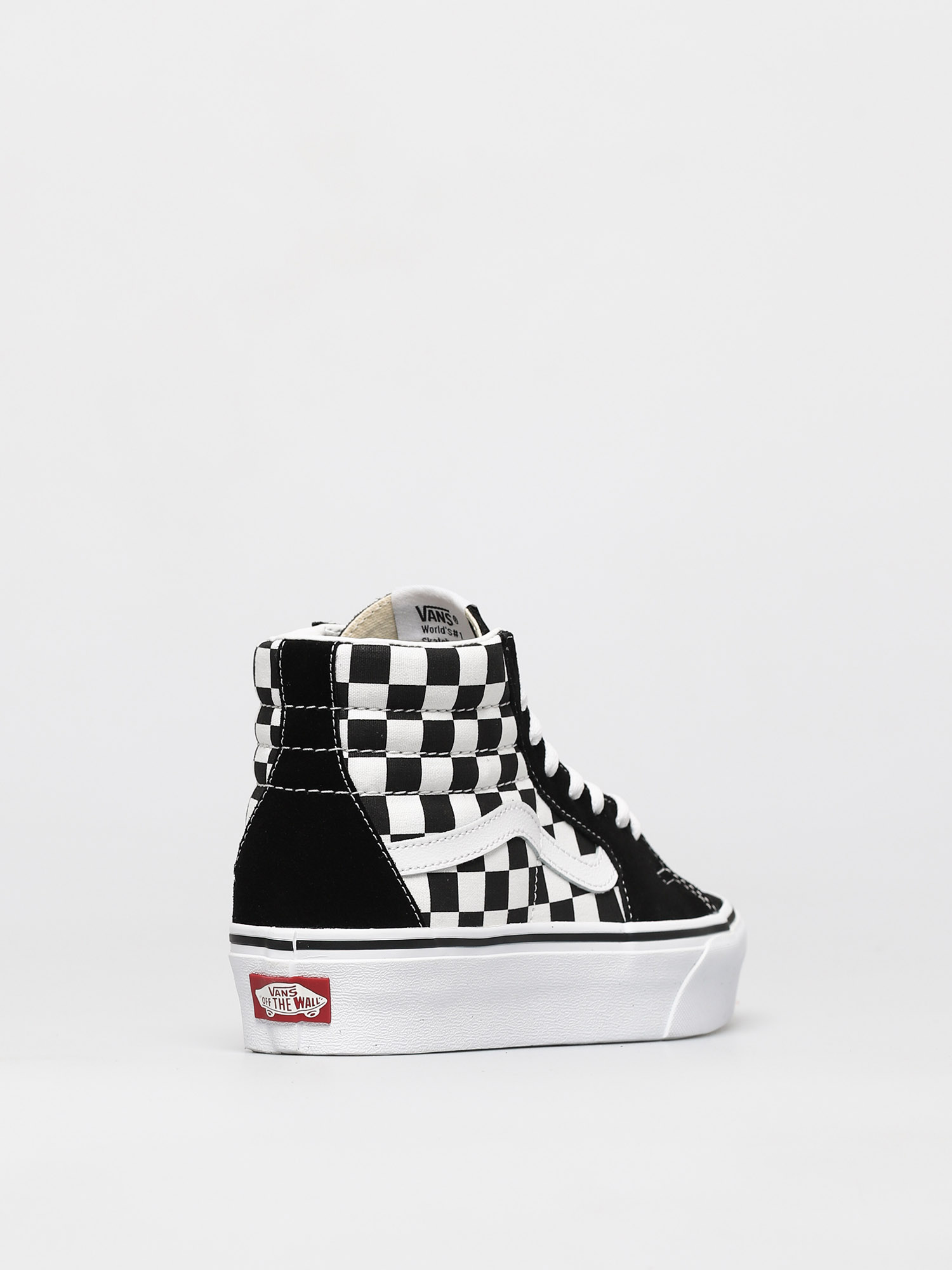 Vans Sk8 Hi Platform 2 Shoes (checkerboard/true white)