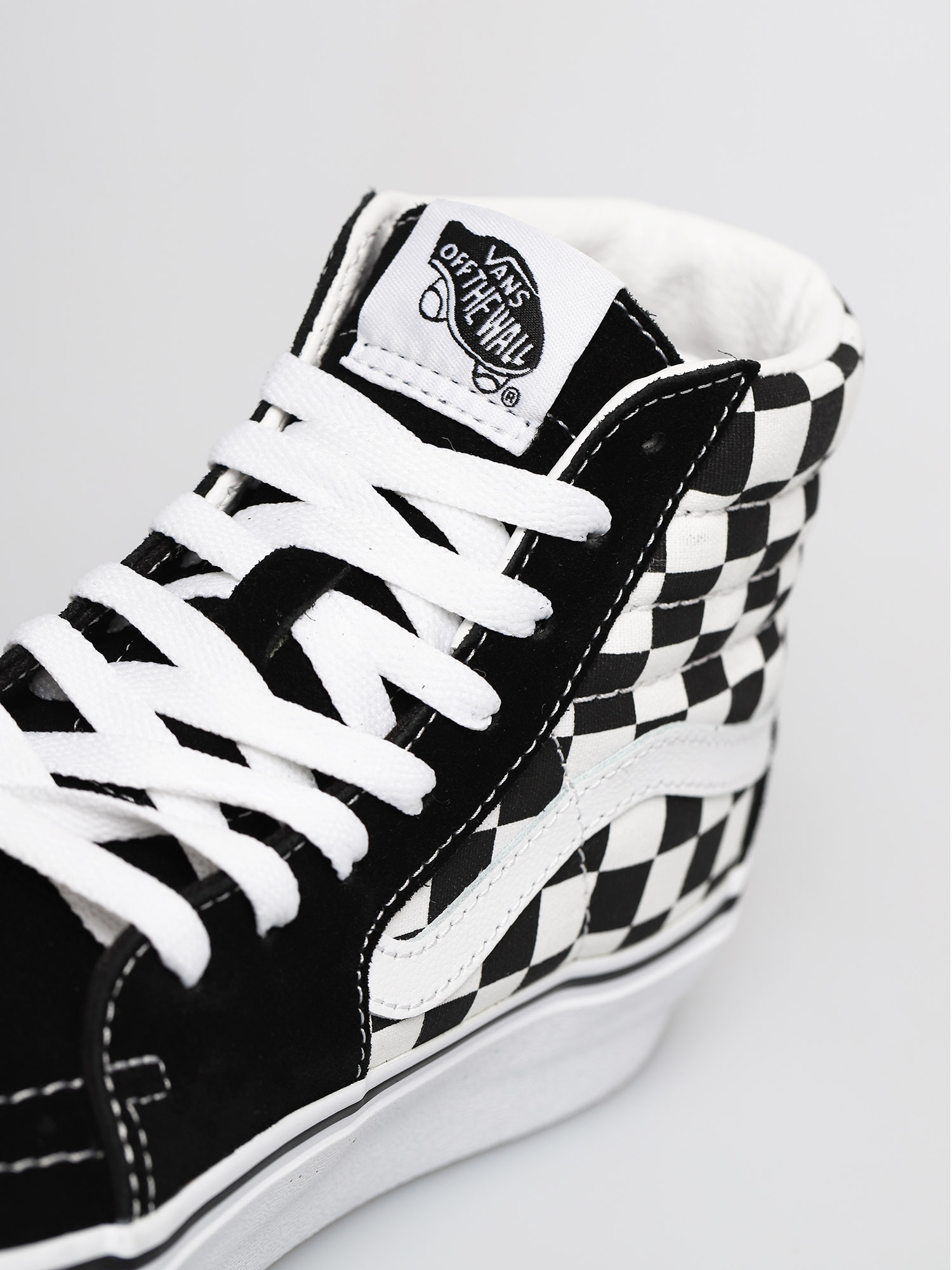 Vans Sk8 Hi Platform 2 Schuhe (checkerboard/true white)