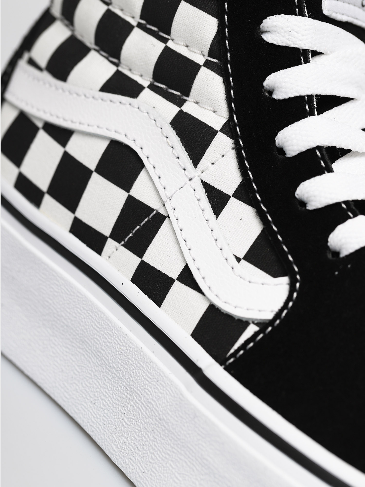 Vans Sk8 Hi Platform 2 Schuhe (checkerboard/true white)