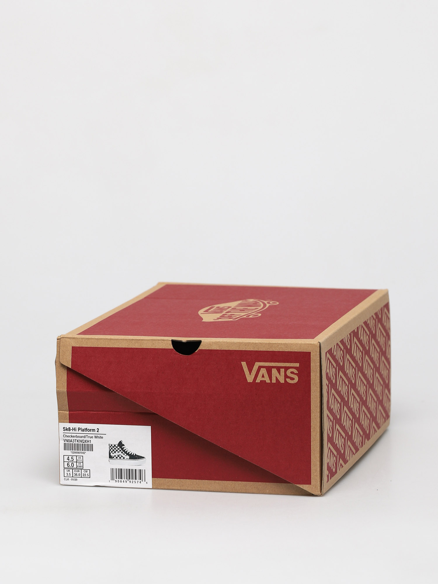 Vans Sk8 Hi Platform 2 Shoes (checkerboard/true white)