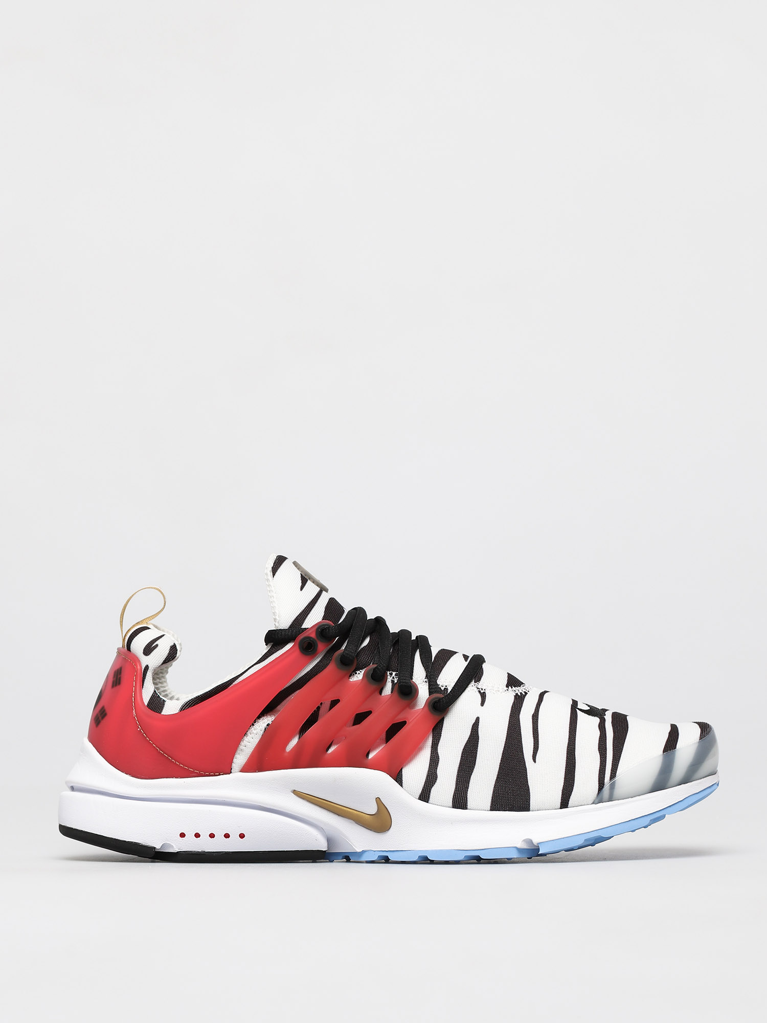Nike Air Presto Shoes (white/metallic gold black red orbit)
