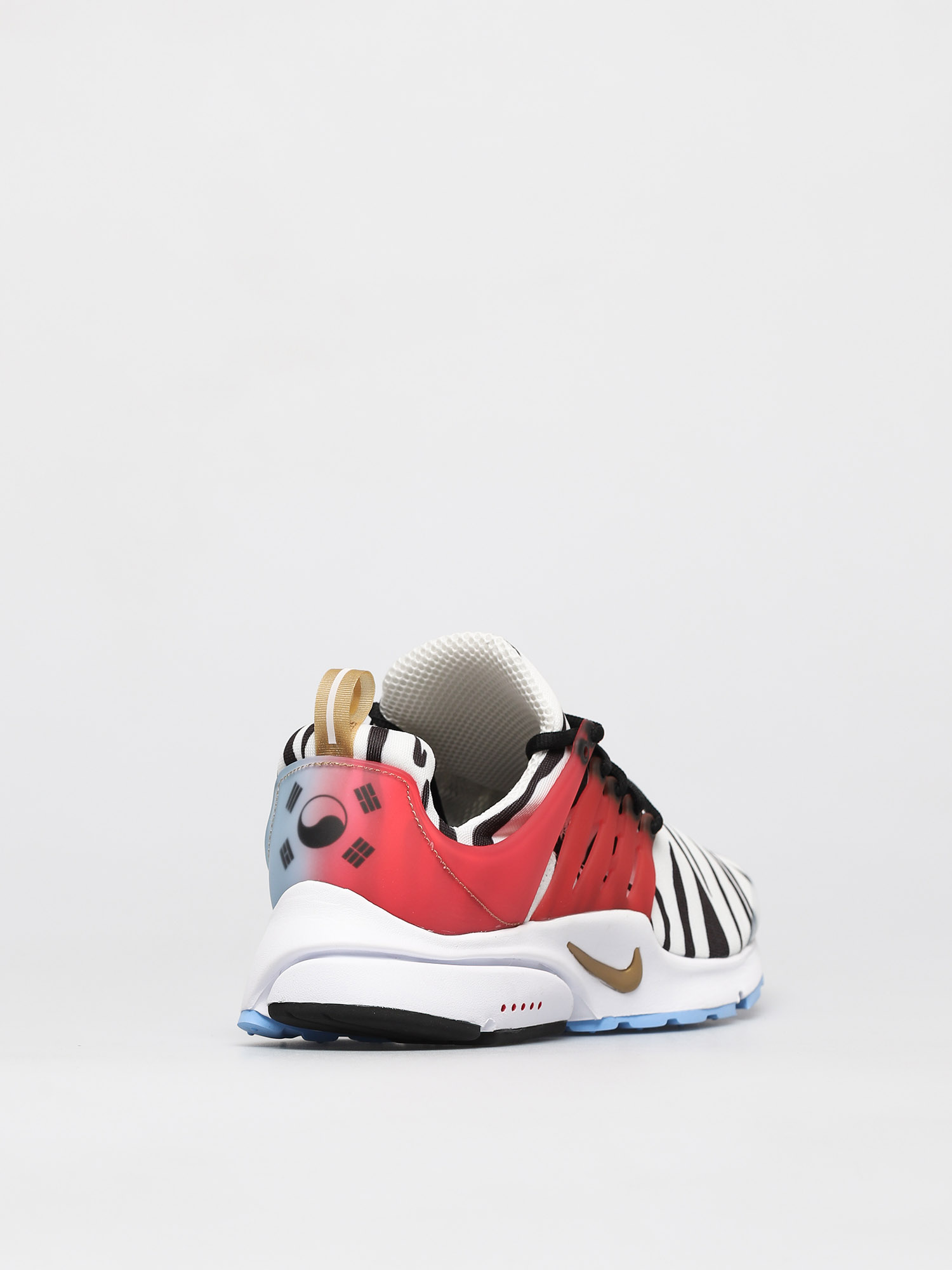Nike Air Presto Shoes (white/metallic gold black red orbit)