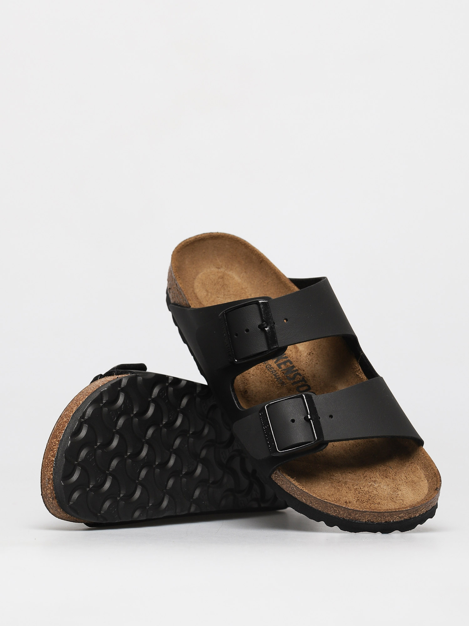 Birkenstock Flip Flops Arizona Narrow Sandals (black)