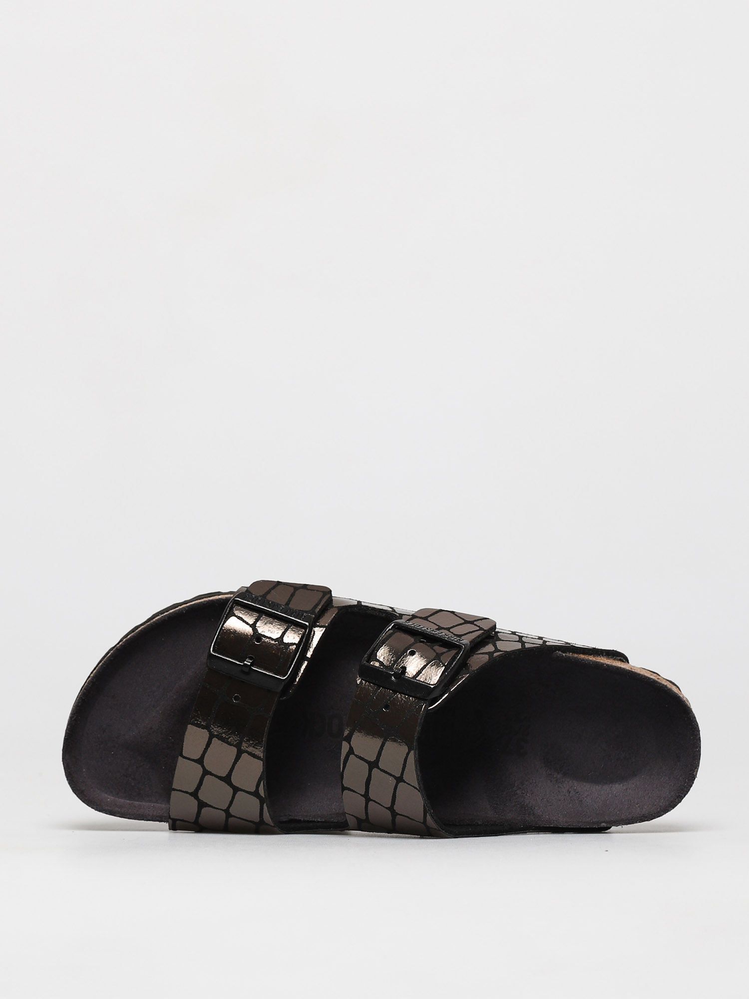 Birkenstock Arizona Narrow Sandalen Wmn (gator gleam black)