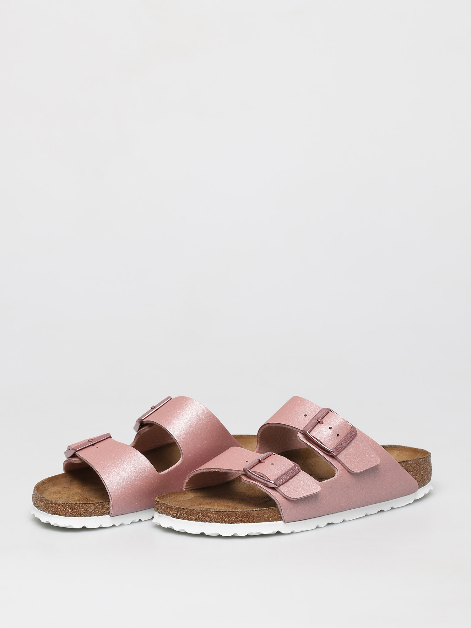 Birkenstock Arizona Narrow Sandalen Wmn (icy metallic old rose)