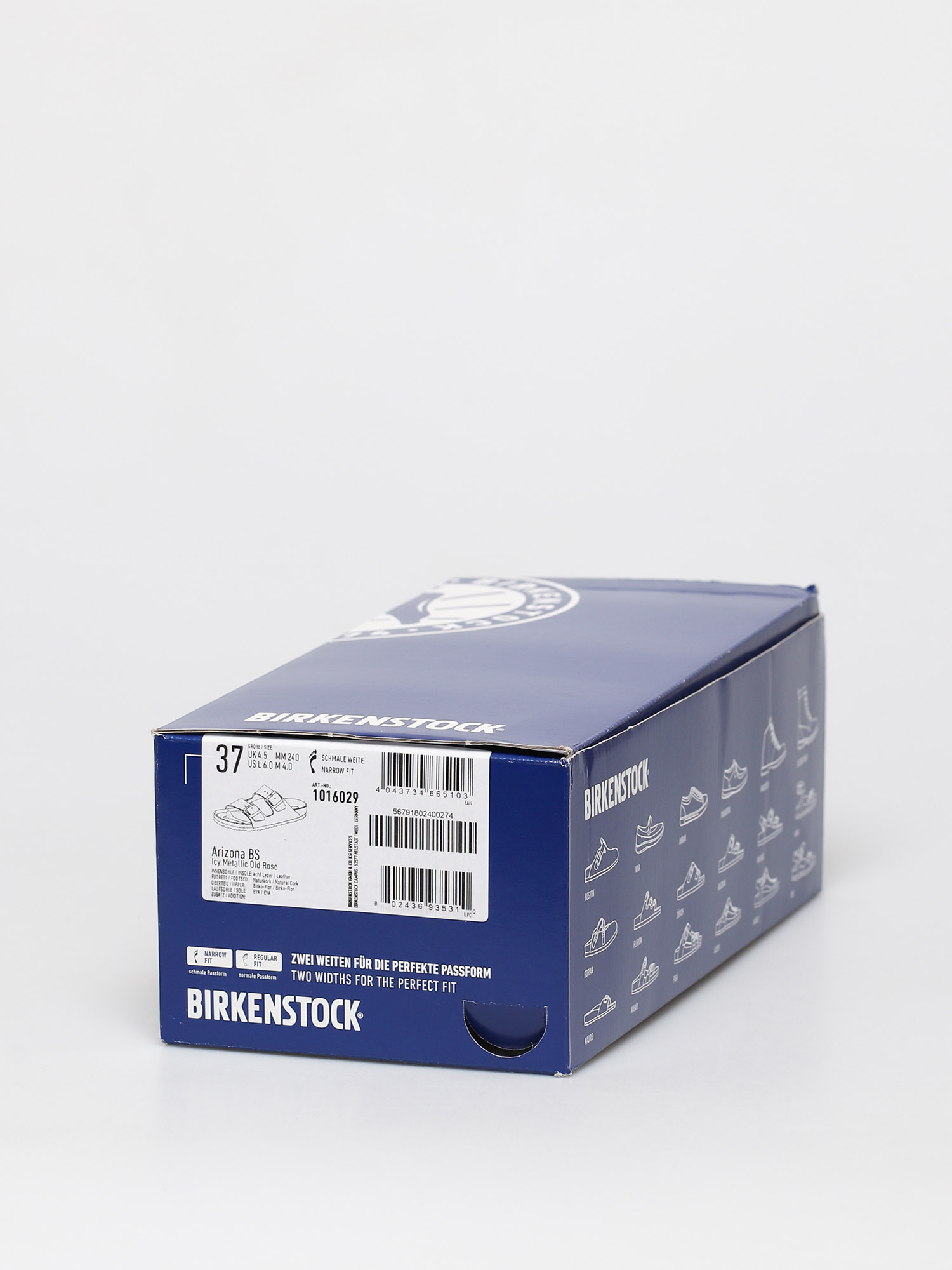 Birkenstock Arizona Narrow Sandalen Wmn (icy metallic old rose)