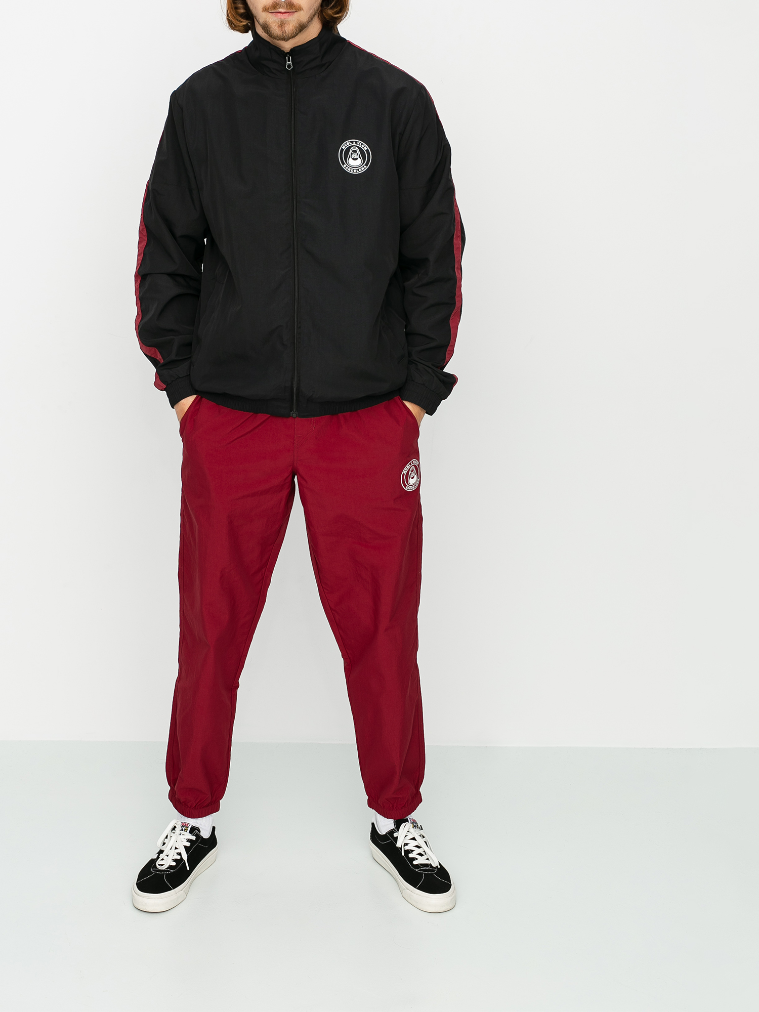 Volcom X Macba Life Track Pants (cabernet)
