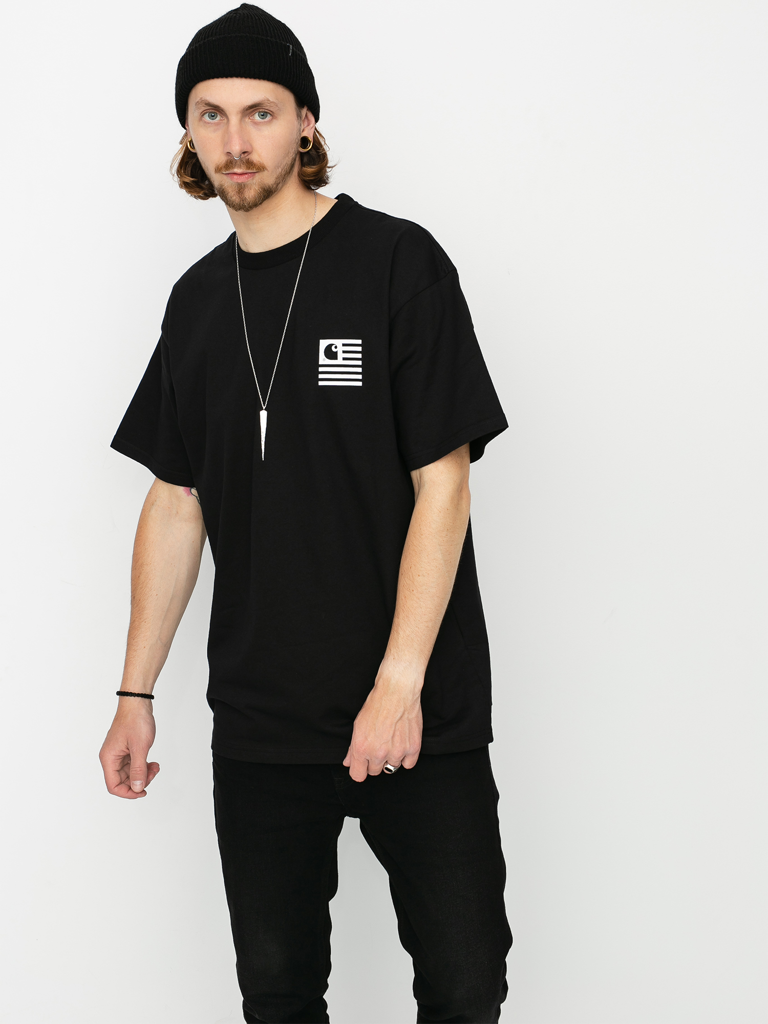 Carhartt WIP State Chromo T-shirt (black)