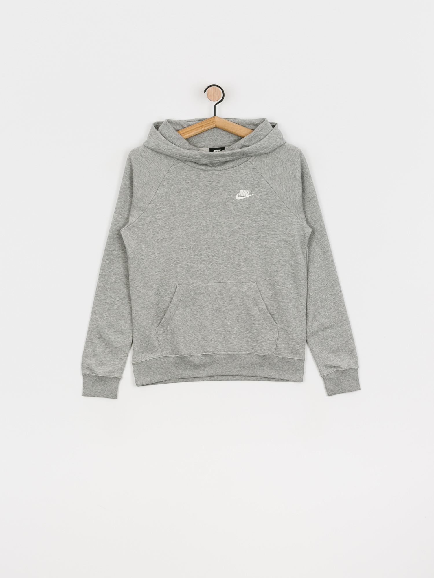 Nike Sportswear Essential HD Hoodie Wmn (grey heather/white)