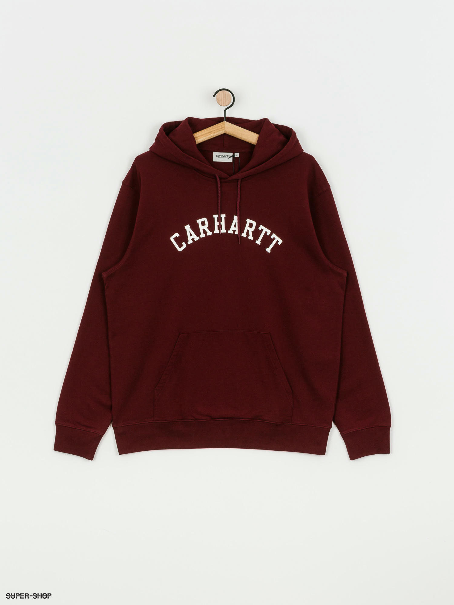 maroon carhartt sweatshirt