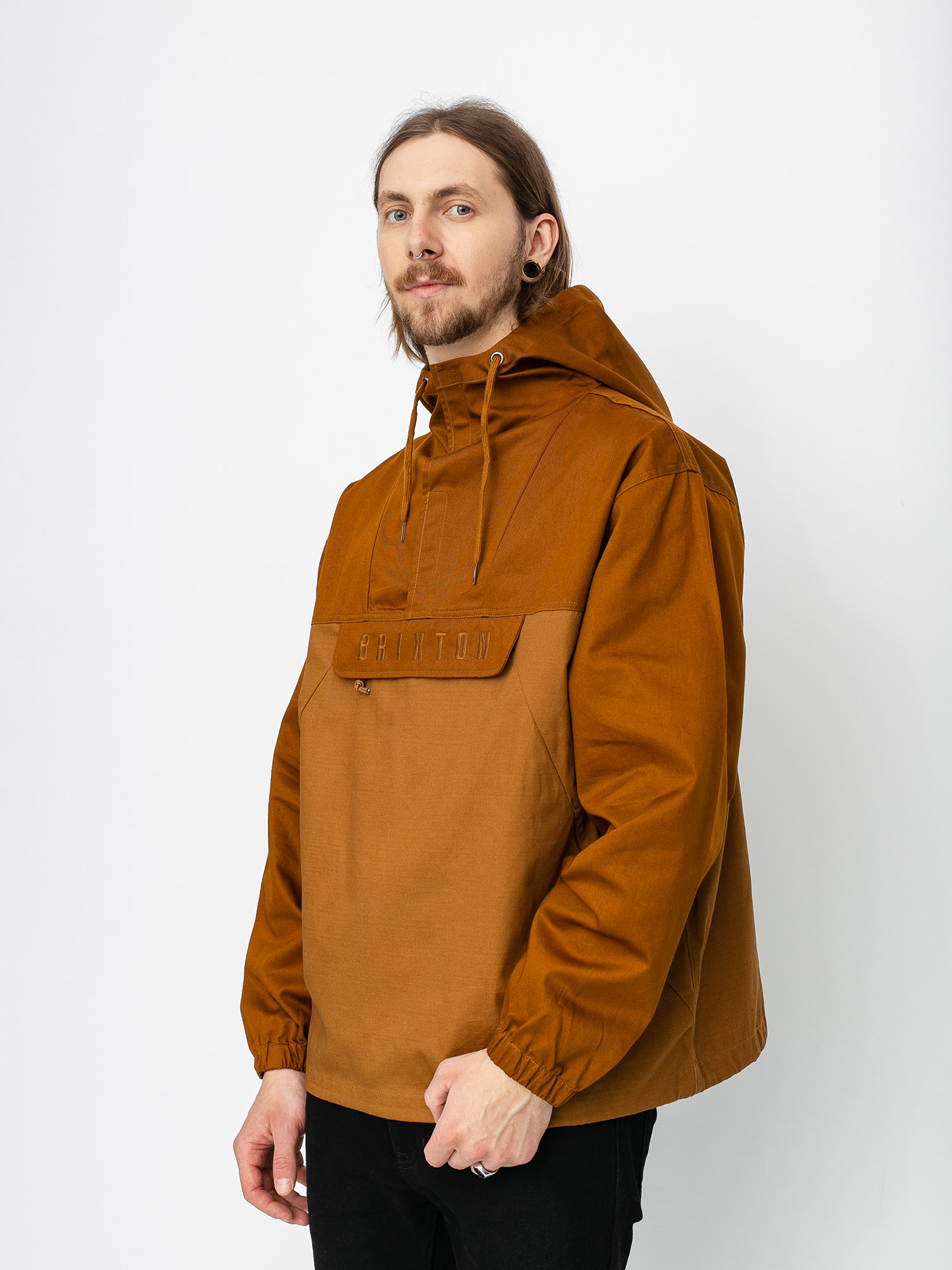 Brixton Breton Anorak Jacket (copper)