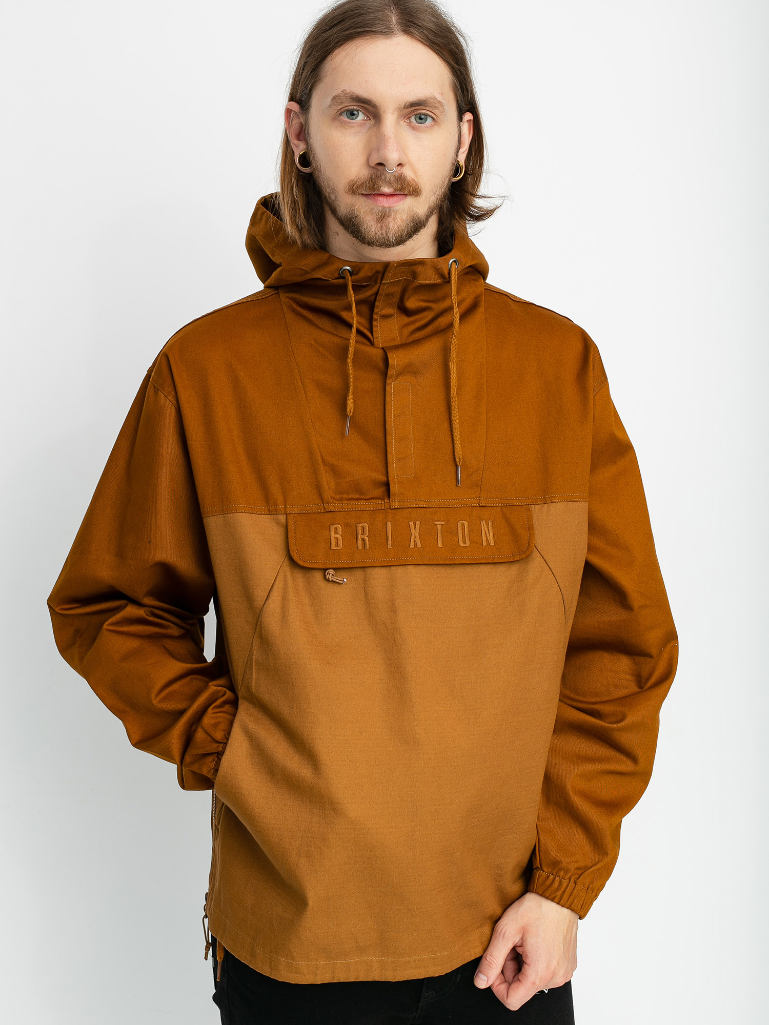 Brixton Breton Anorak Jacket (copper)