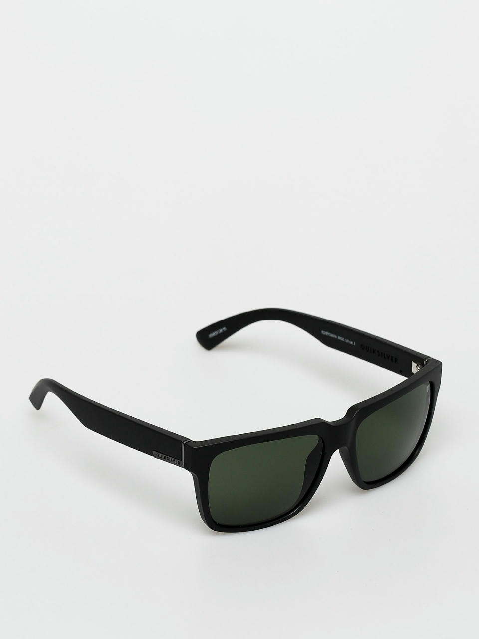 Bruiser Polarized (matte Quiksilver black/green Sunglasses p)