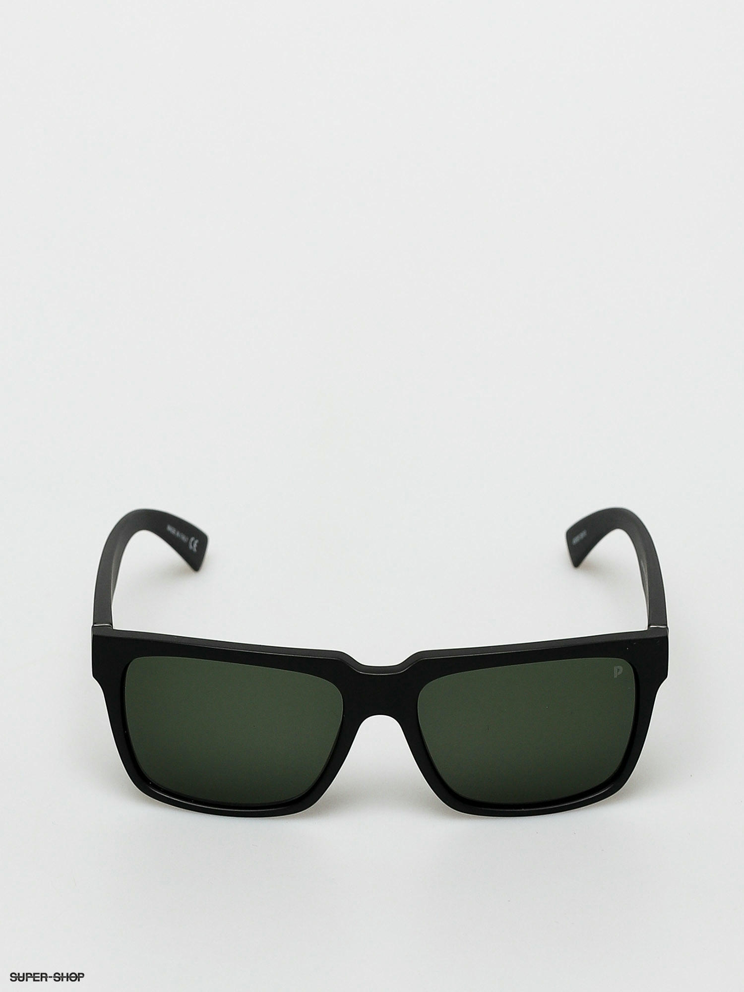 Polarized p) Quiksilver Sunglasses (matte black/green Bruiser
