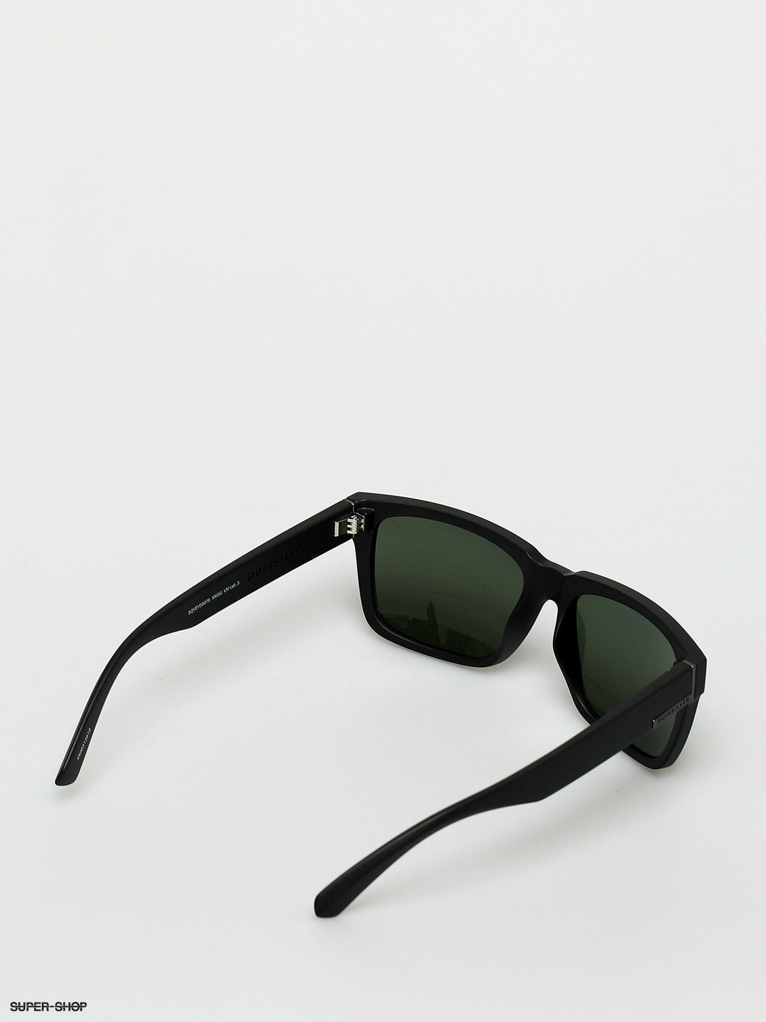 p) black/green (matte Bruiser Polarized Quiksilver Sunglasses