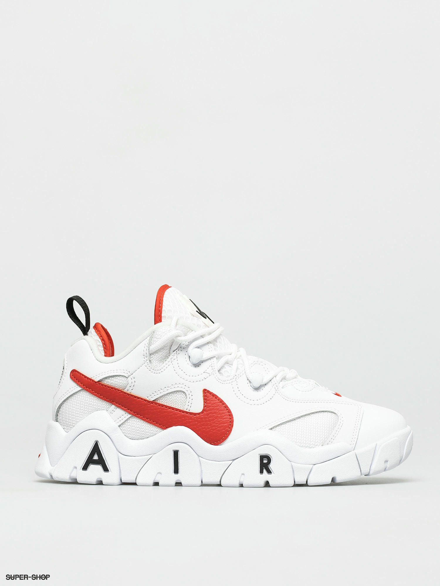 nike air barrage low white orange