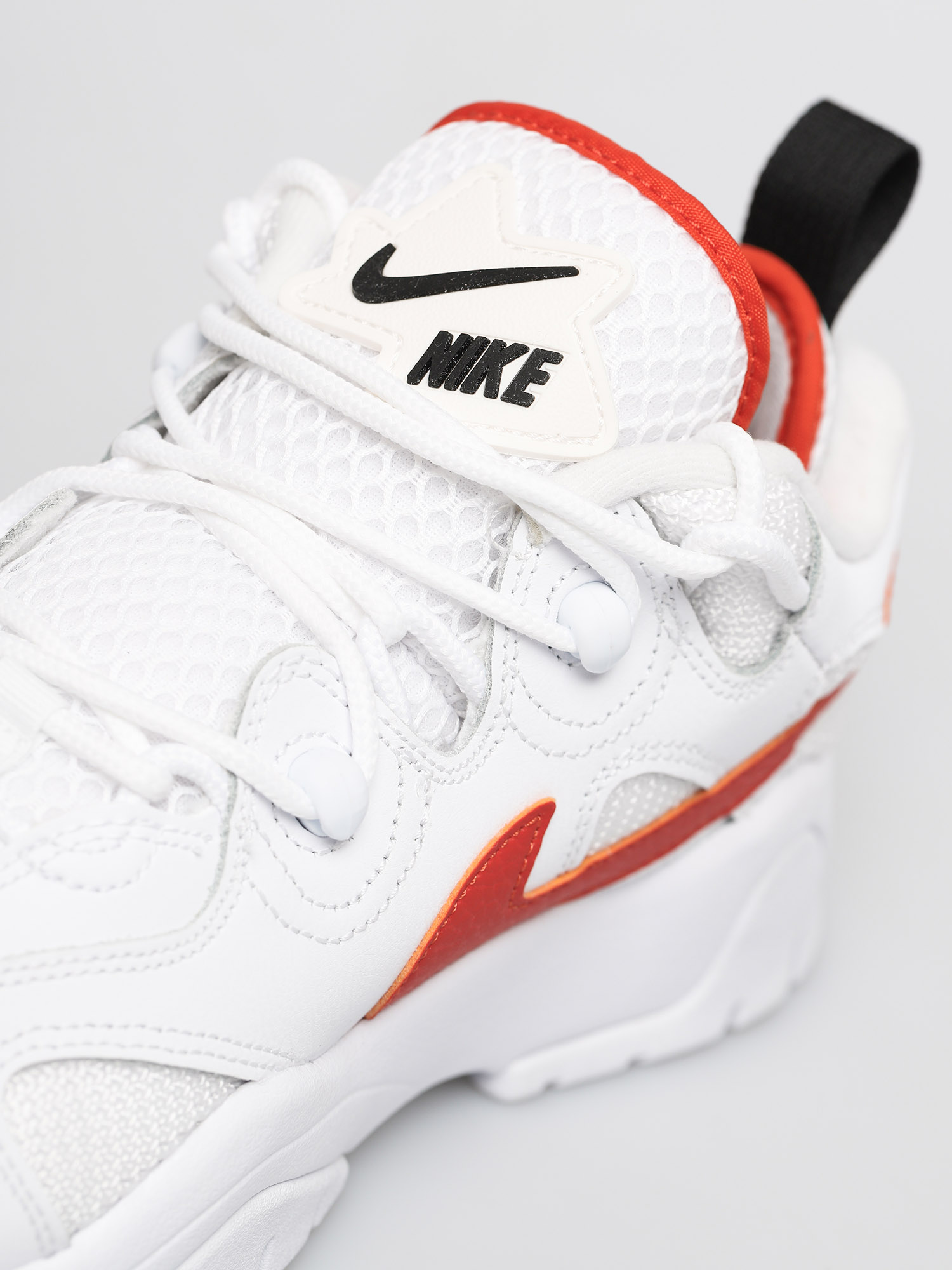 Nike Air Barrage Low Schuhe (white/team orange/black/black)