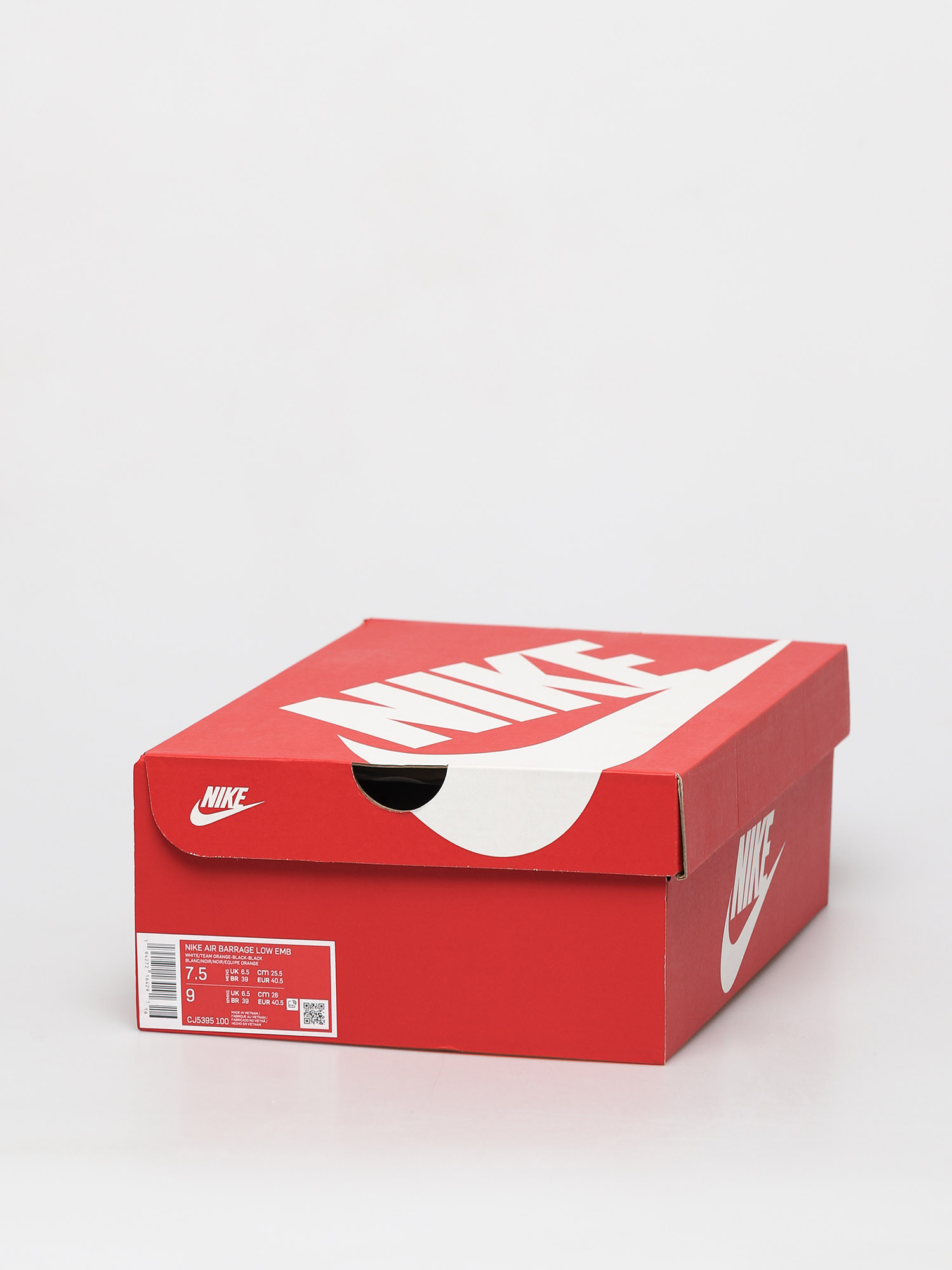 Nike Air Barrage Low Schuhe (white/team orange/black/black)