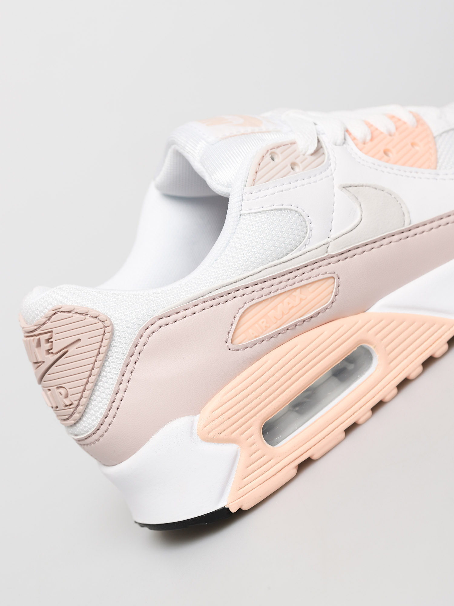 Nike Air Max 90 Shoes Wmn (white/platinum tint barely rose)