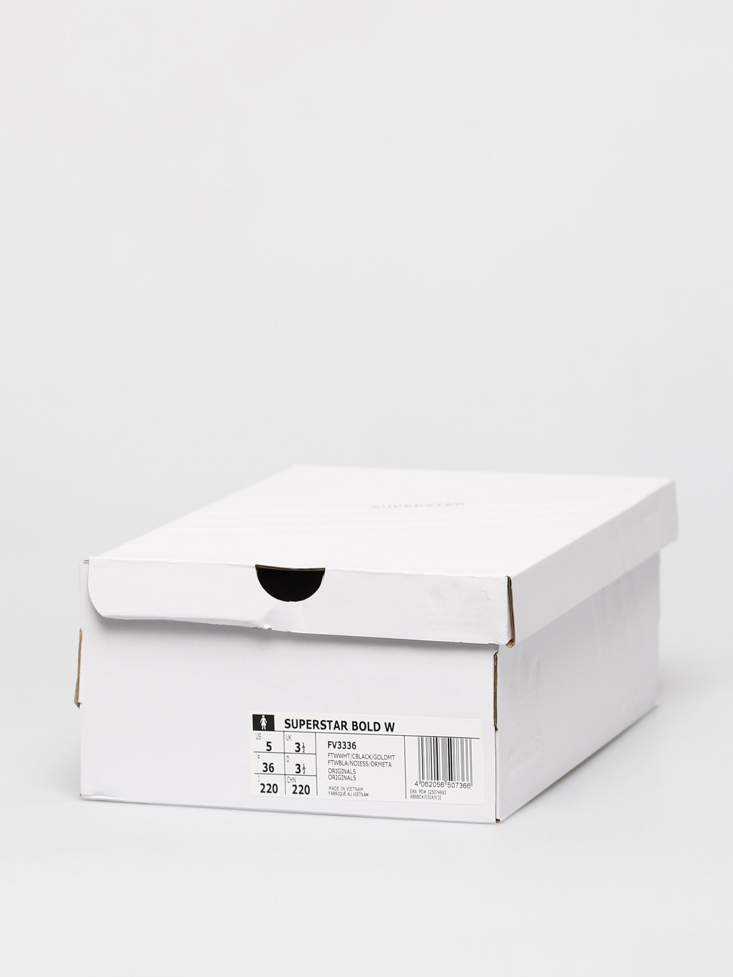 adidas Originals Superstar Bold Shoes Wmn (ftwwht/cblack/goldmt)