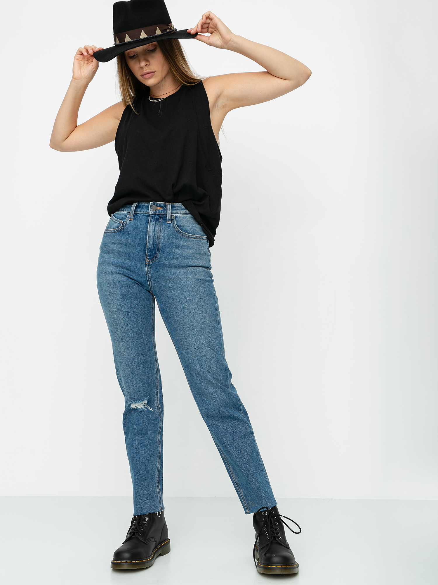 Volcom Stoned Straight Pants Wmn (standard issue blue)