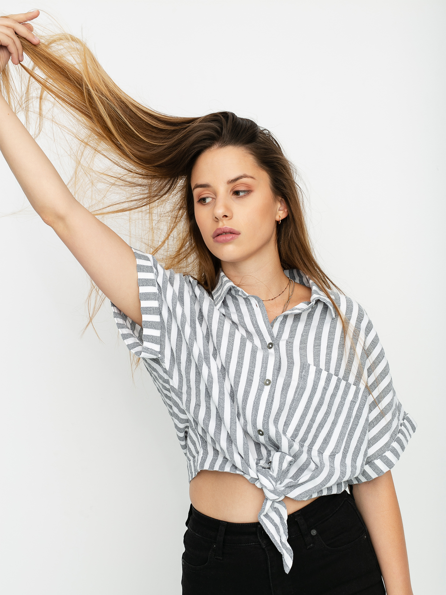 Roxy Full Time Dream Hemd Wmn (mood indigo lagos stripes)