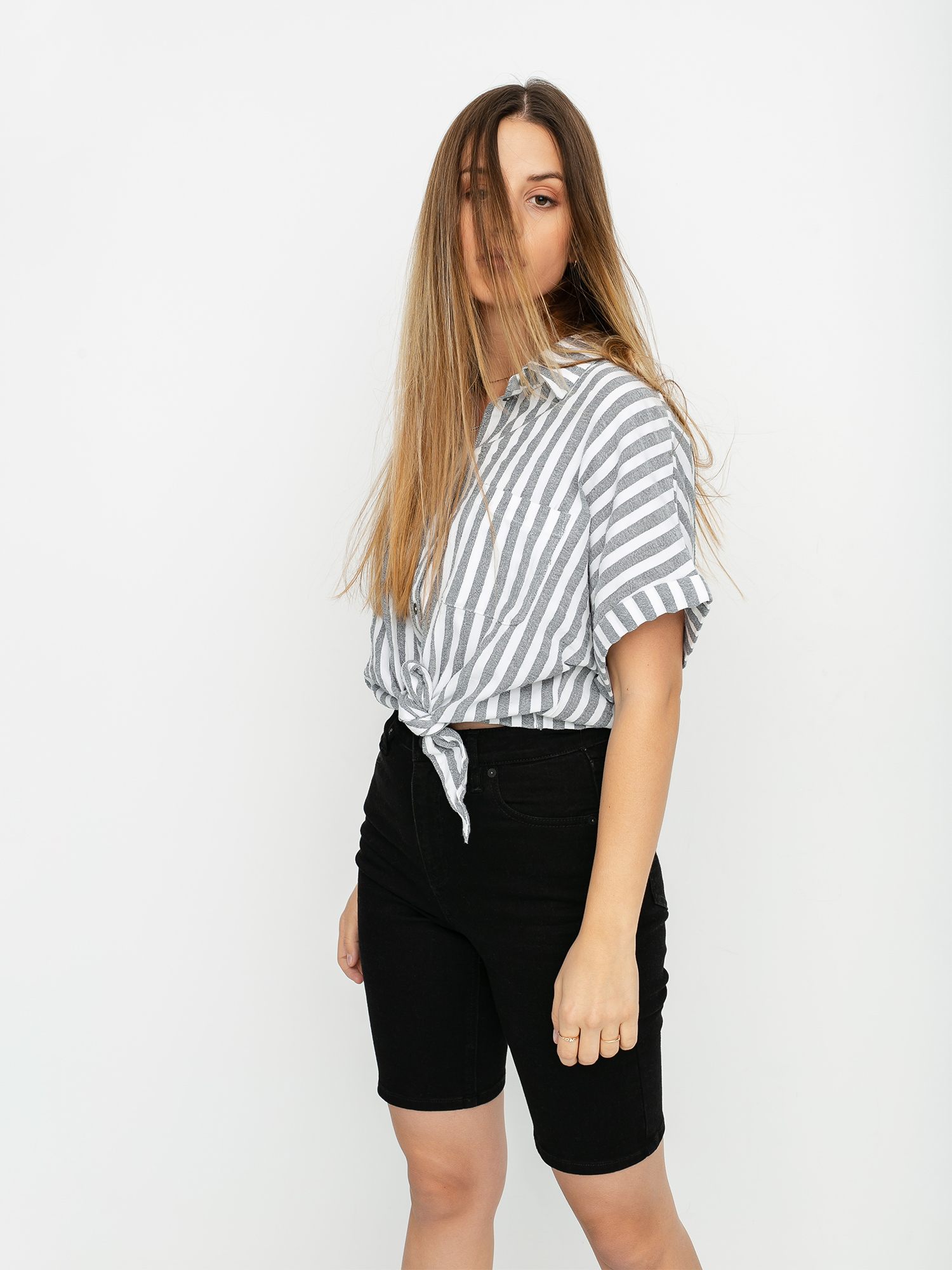 Roxy Full Time Dream Hemd Wmn (mood indigo lagos stripes)
