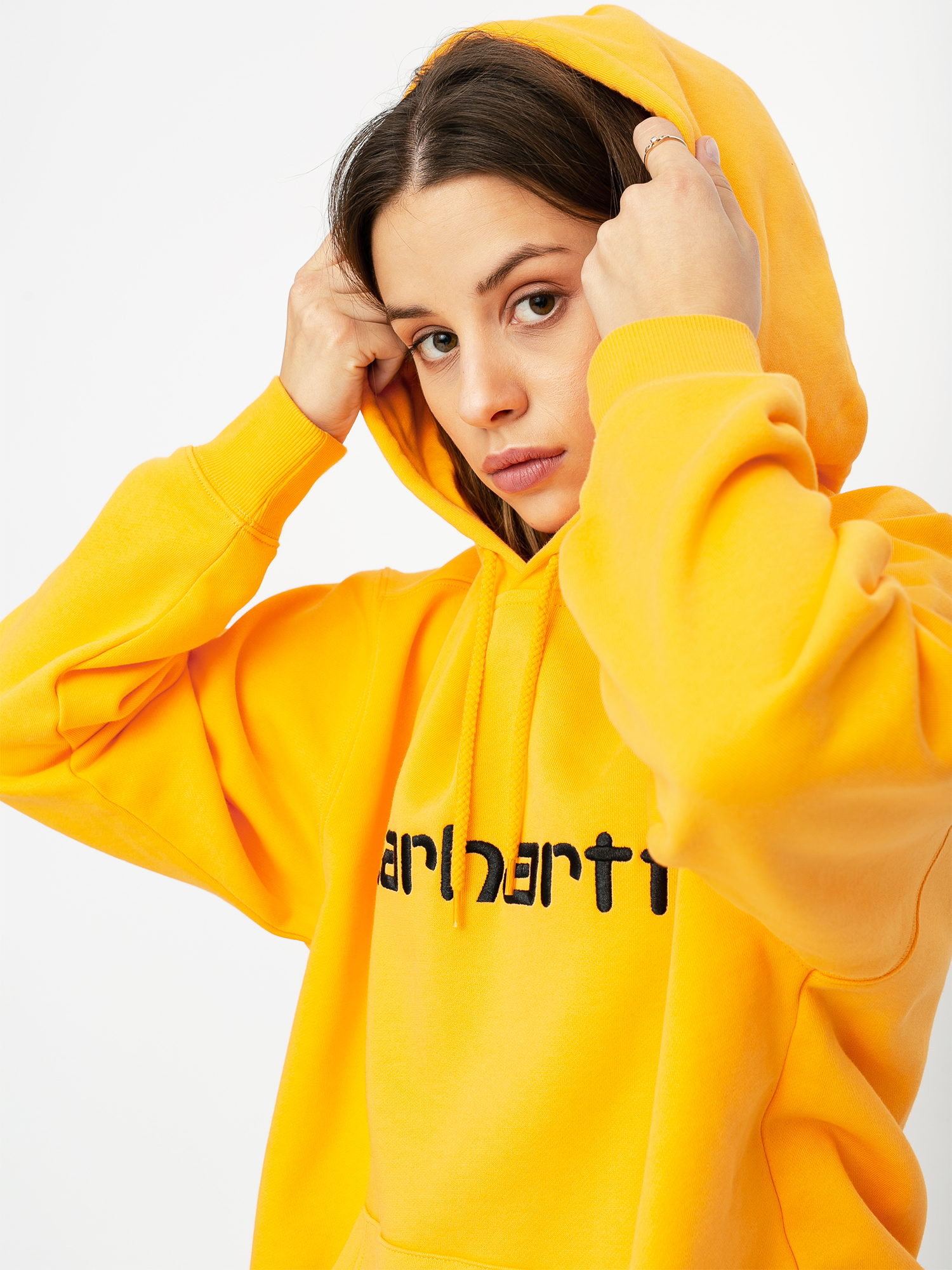 yellow womens carhartt hoodie