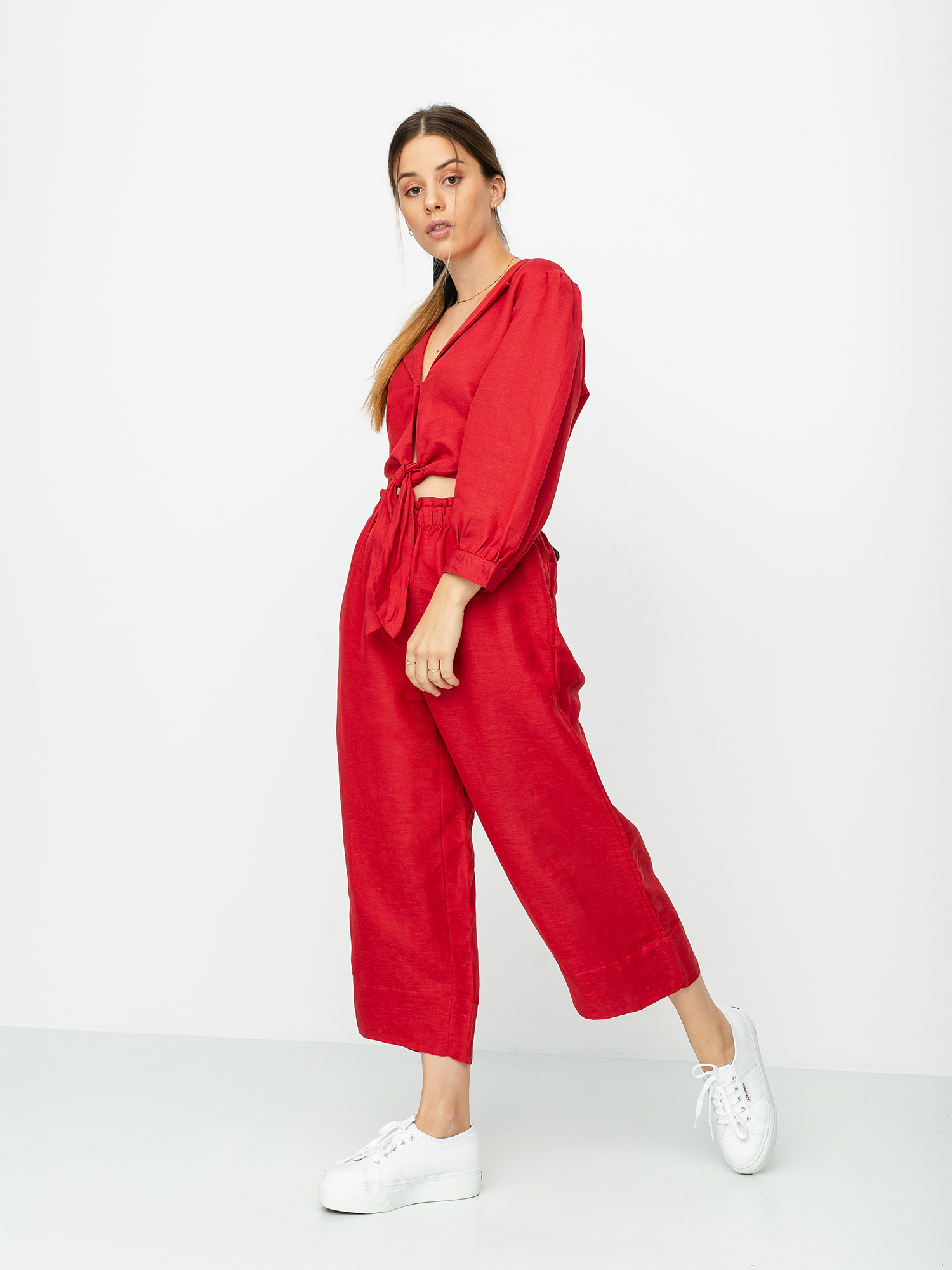 Brixton Eden Top Shirt Wmn (lava red)