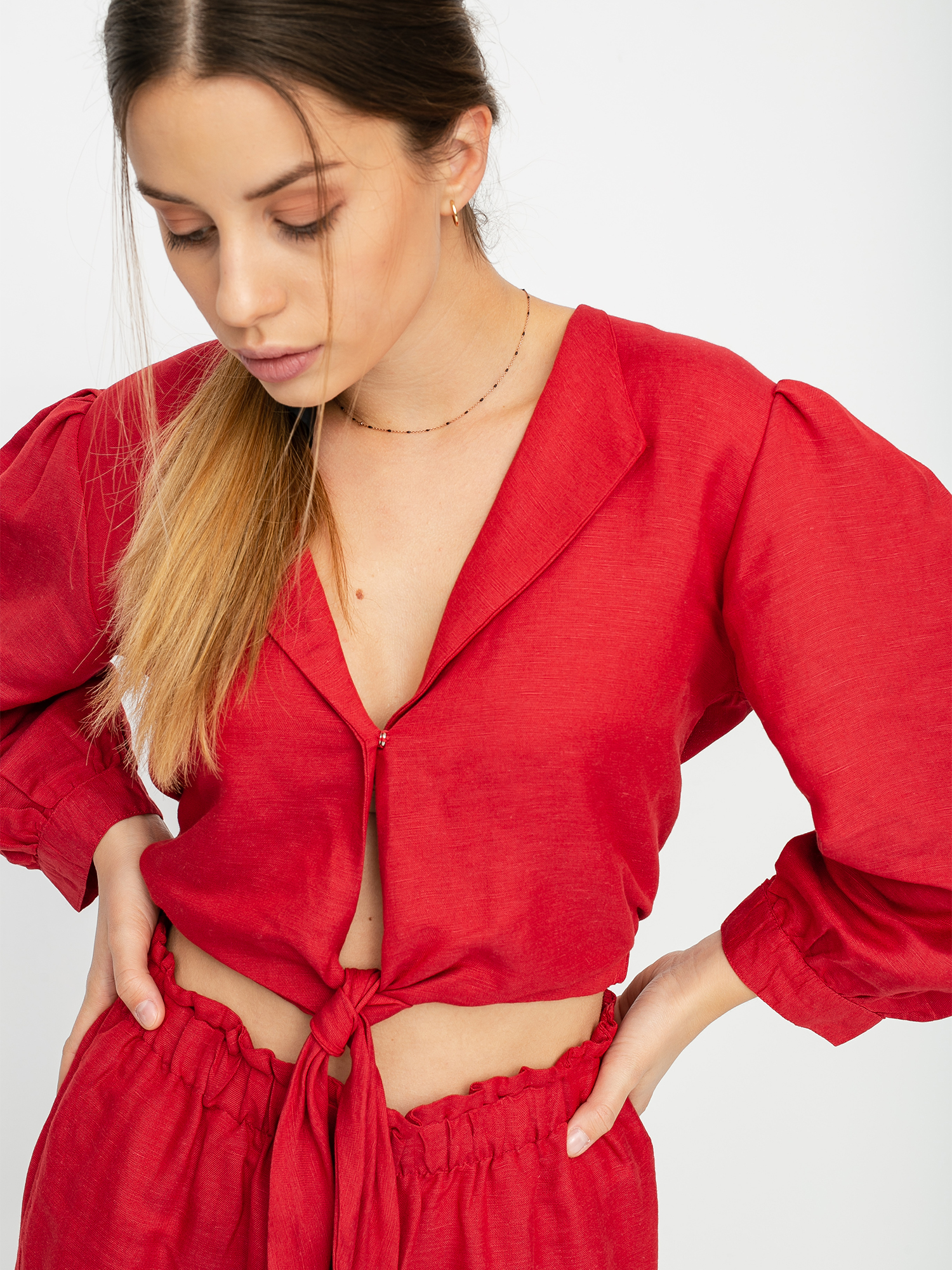 Brixton Eden Top Shirt Wmn (lava red)