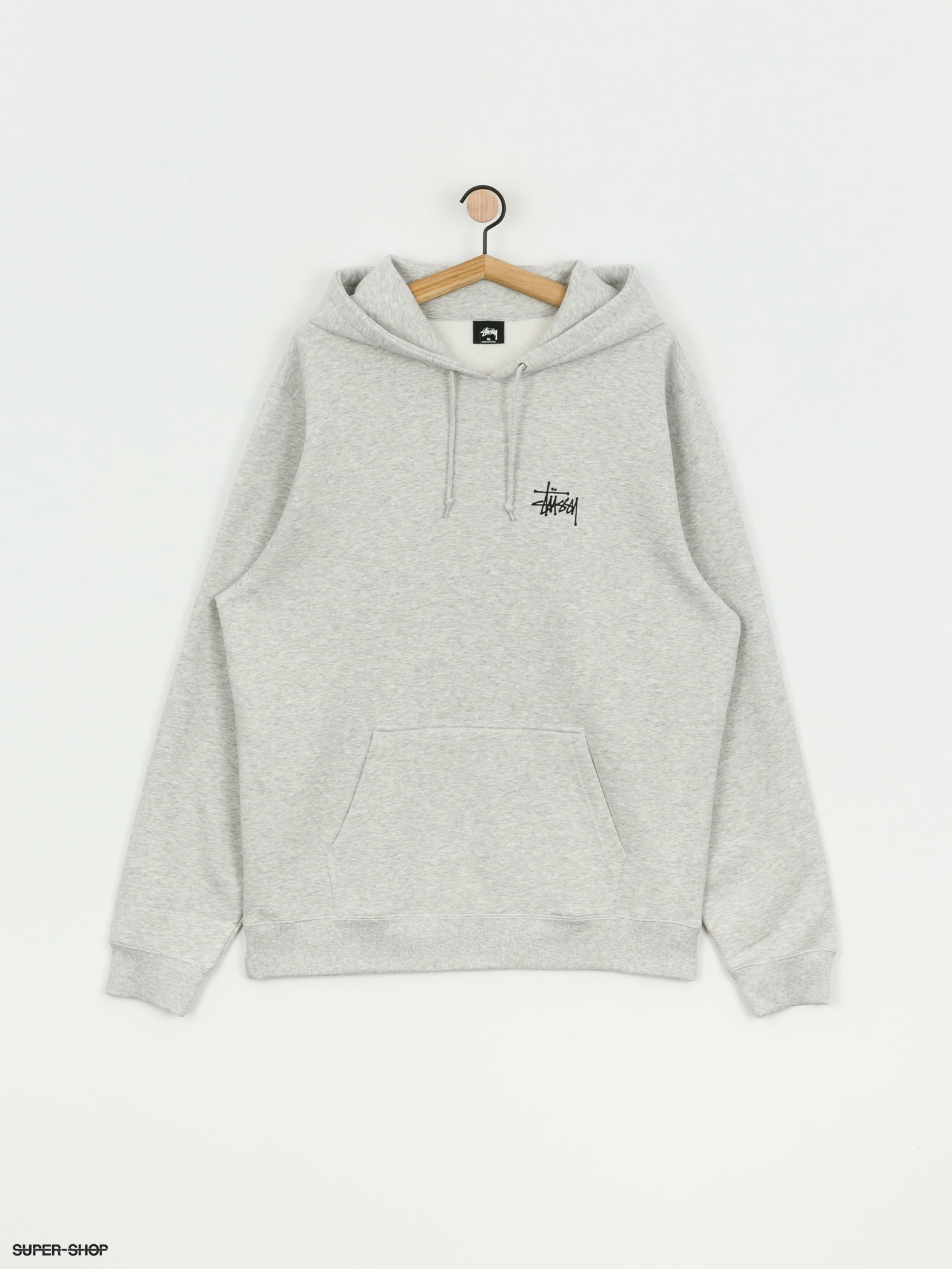 stussy gray hoodie