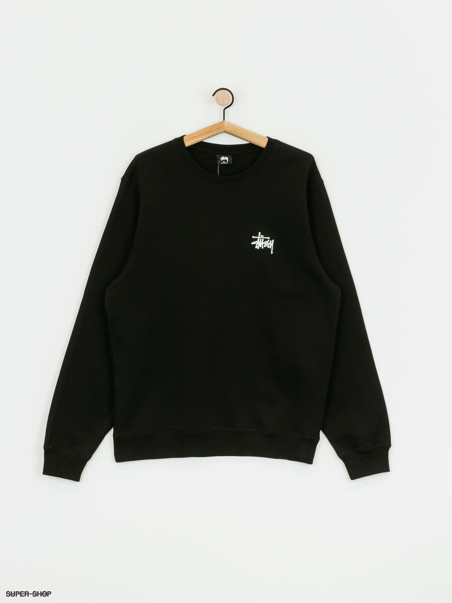 stussy black sweater