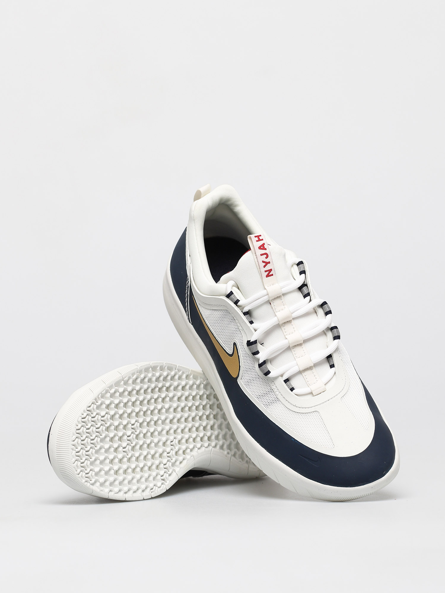 Nike SB Nyjah Free 2 0 Shoes (obsidian/club gold white obsidian)