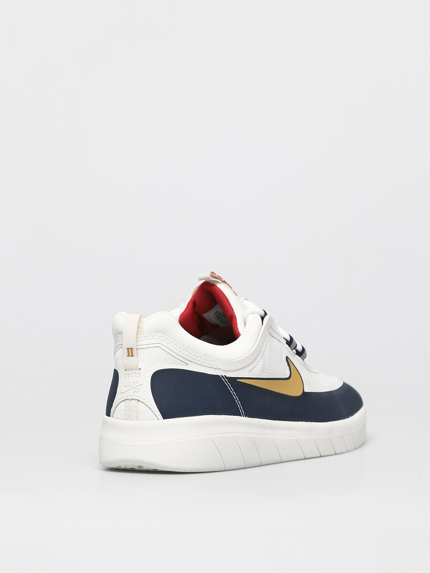 Nike SB Nyjah Free 2 0 Shoes (obsidian/club gold white obsidian)