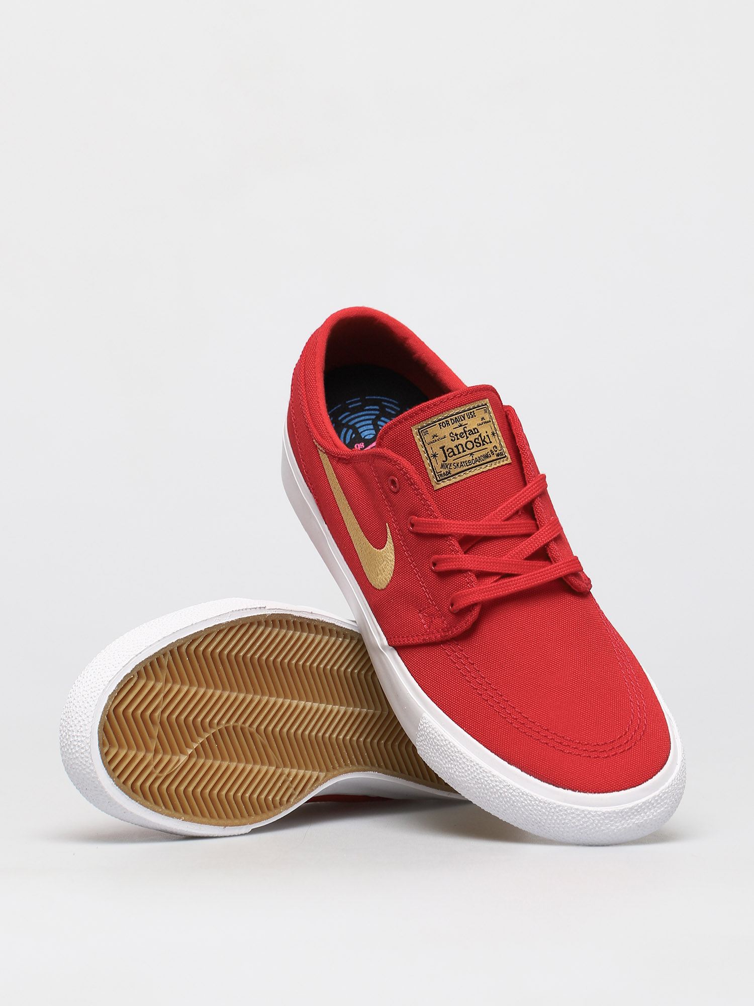 Nike SB Zoom Janoski Canvas Rm Shoes (university red/club gold university red)