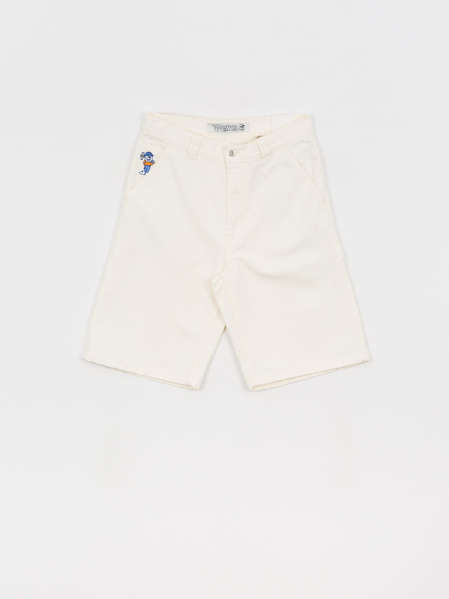 Polar Skate 93 Canvas Shorts (ivory)