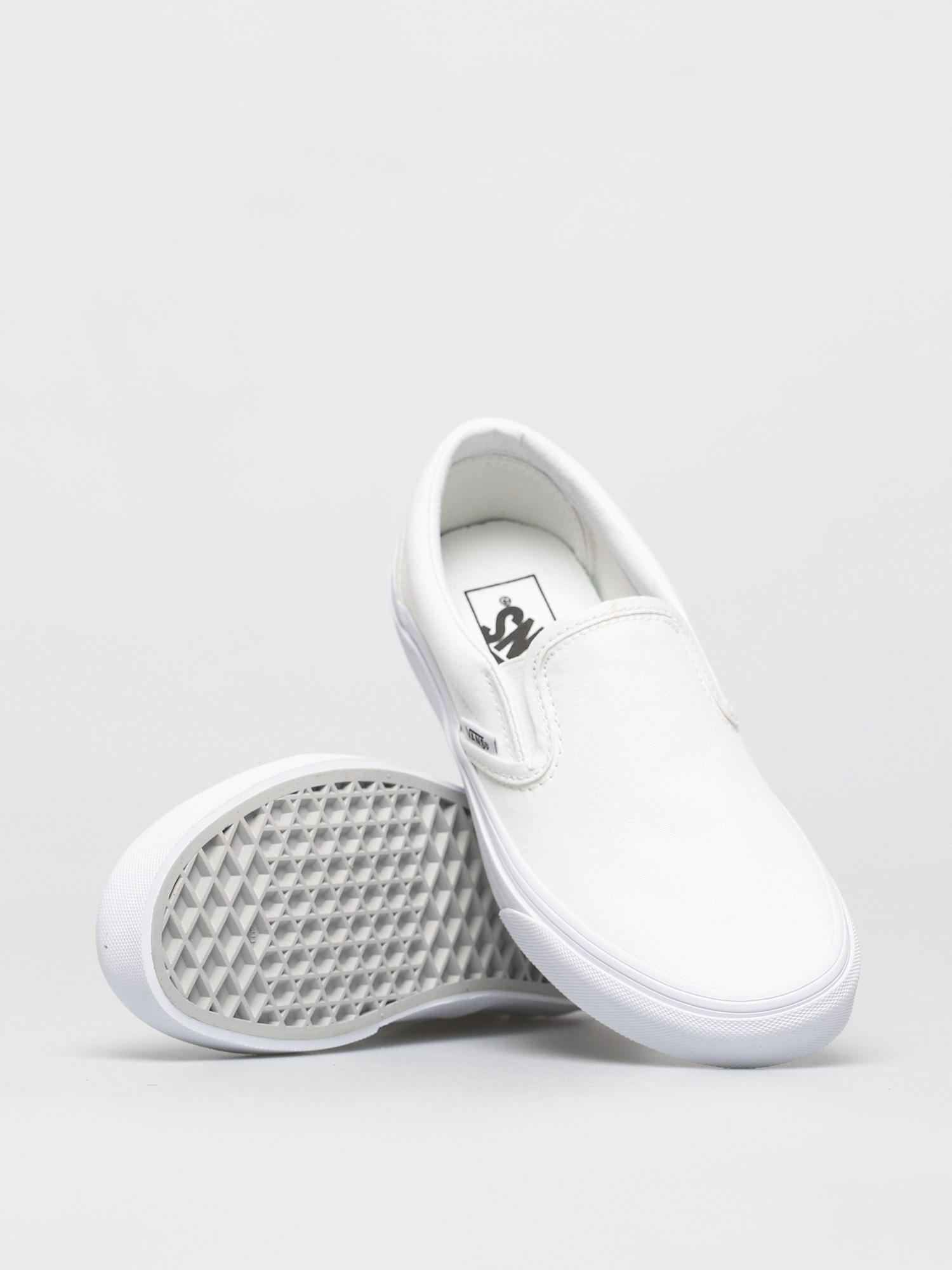 Vans Classic Slip On Shoes (true white)