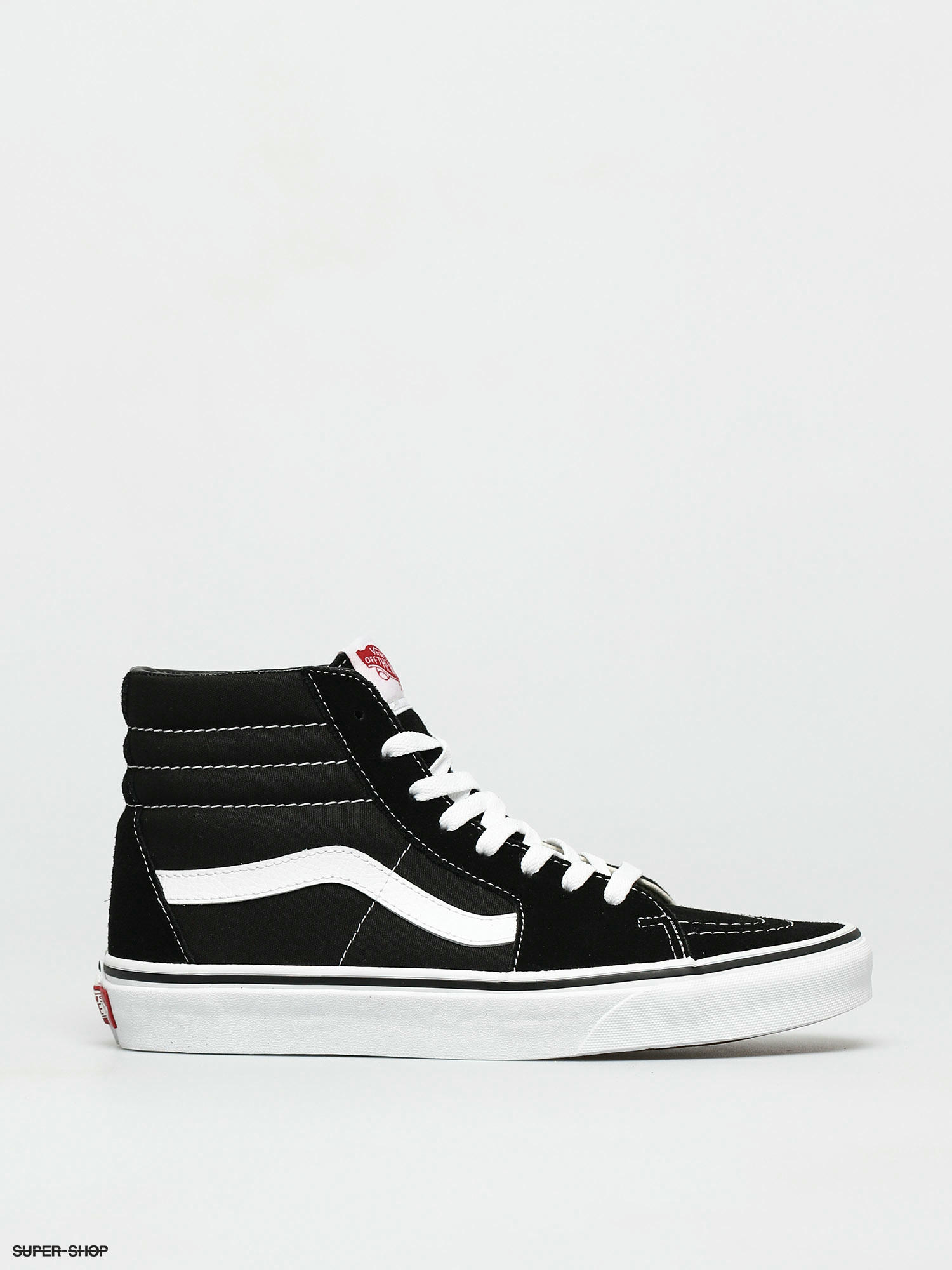 vans sk8 hi black white